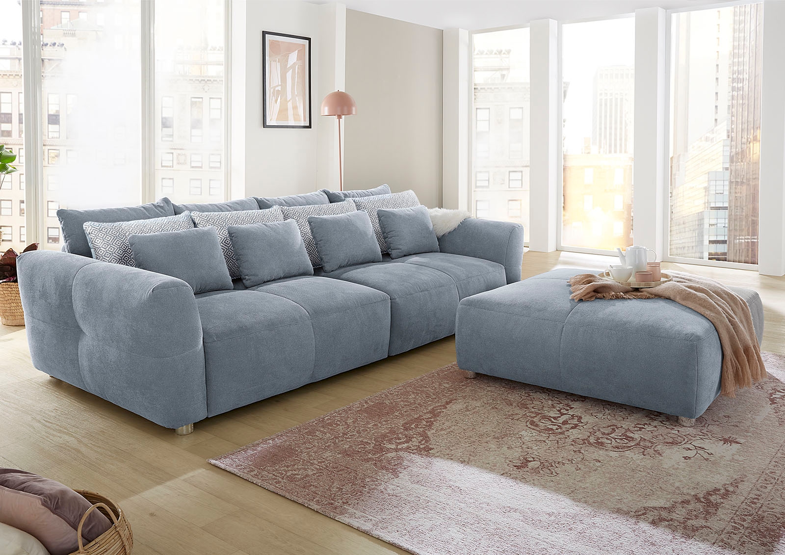 Gruppe Jockenhöfer Federkernpolsterung angenehmen auf kaufen Big-Sofa Raten mit kuscheligen, für Sitzkomfort »Gulliver«,