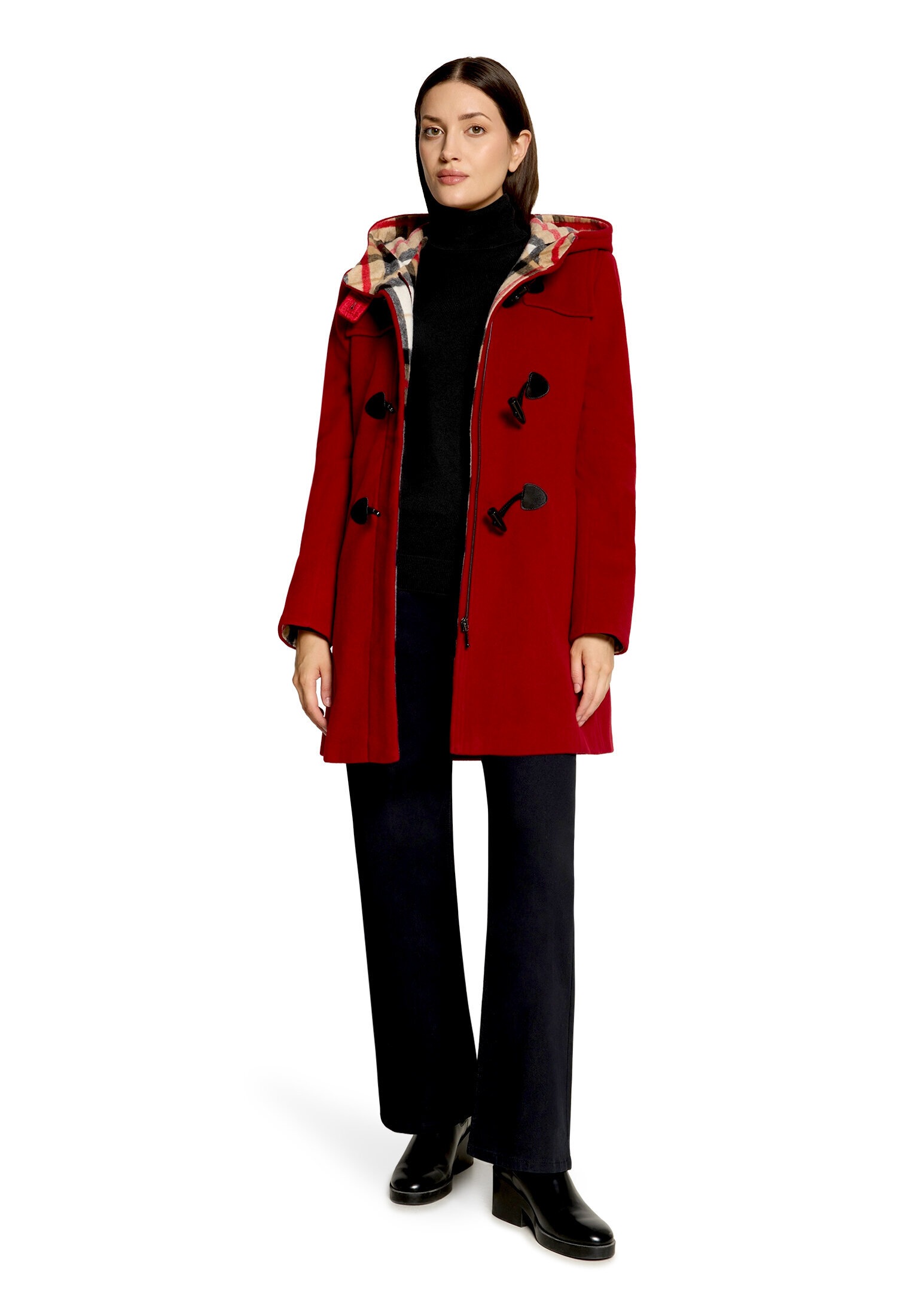 Gil Bret Wolljacke »Dufflecoat mit Kapuze«