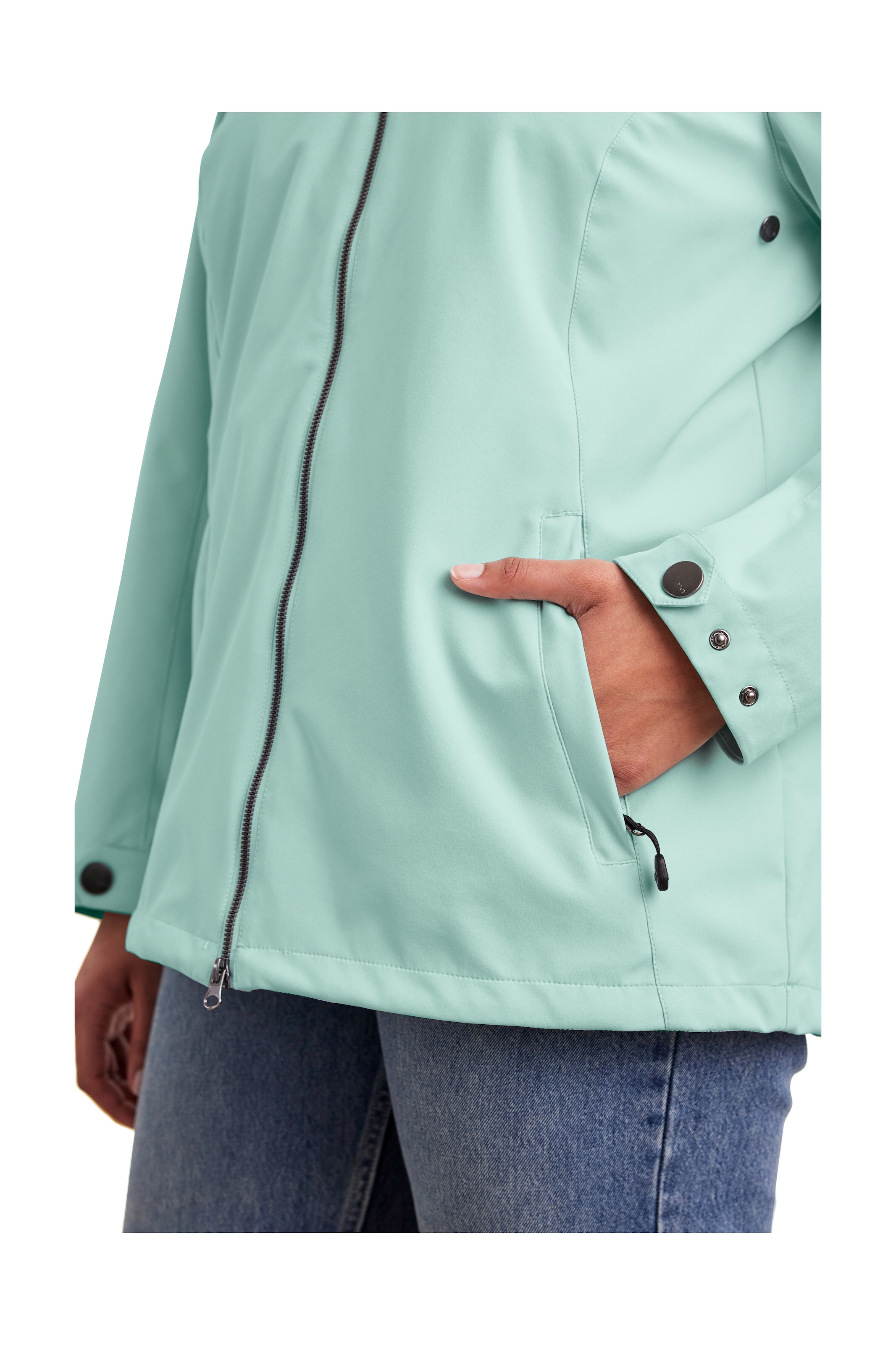 STOY Softshelljacke »STS 1 WMN SFTSHLL JCKT« Damen Softshelljacke: wasserabweisend, winddicht, atmungsaktiv
