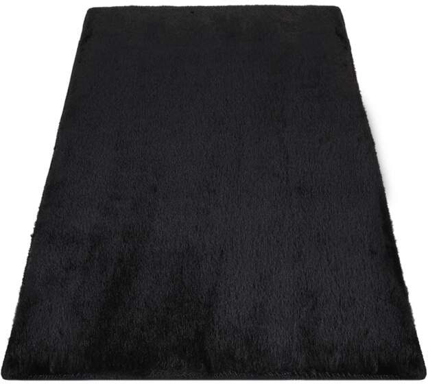 Carpet City Badematte »Topia Mats, Badteppich uni«, rutschhemmend beschichtet, strapazierfähig, Hochflor, Kaninchen Haptik, Polyester, Badezimmerteppich, waschbar