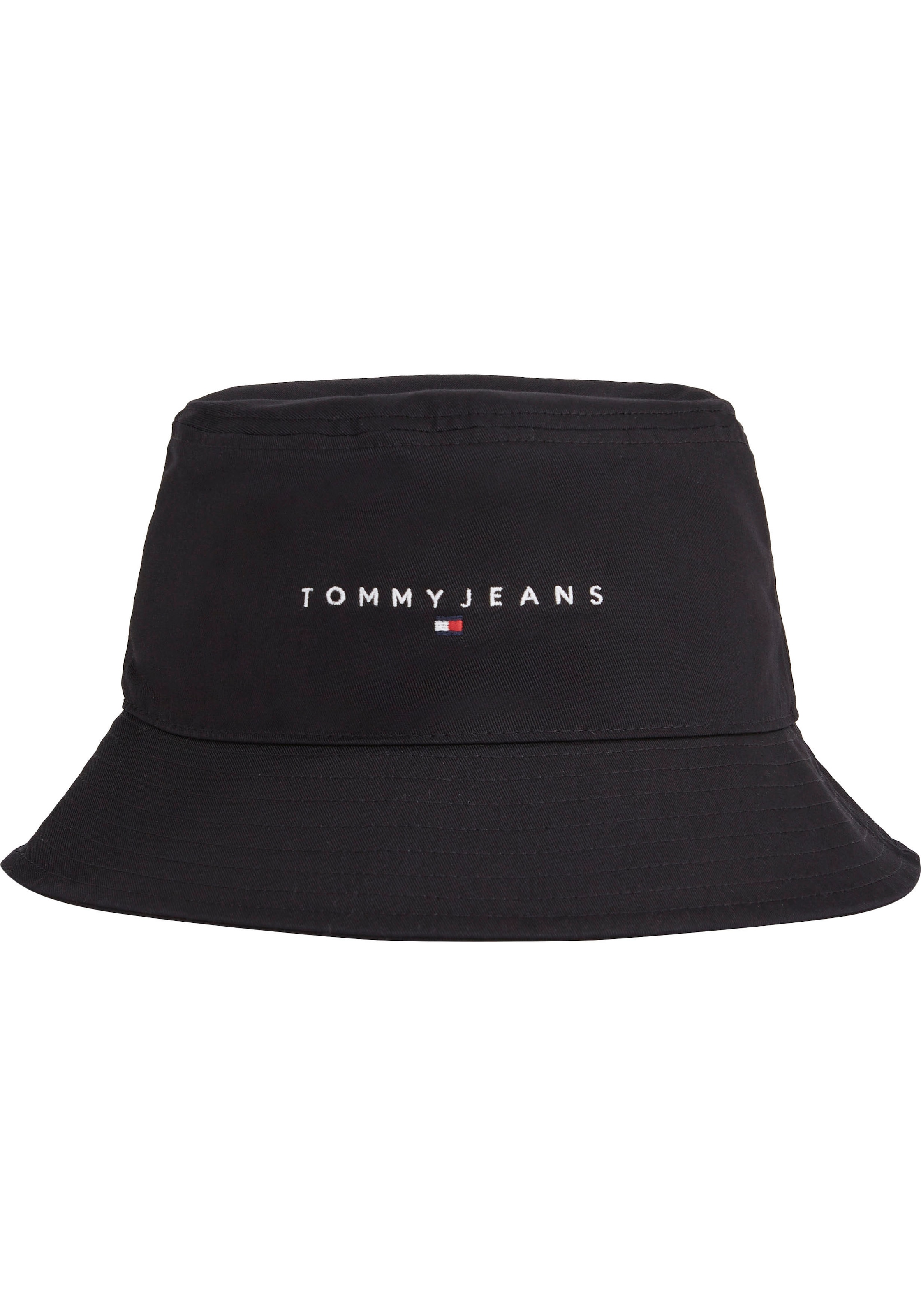 Tommy Jeans Fischerhut »TJM LINEAR LOGO BUCKET HAT«, mit gesticktem Logoschriftzug UNISEX Buckethat