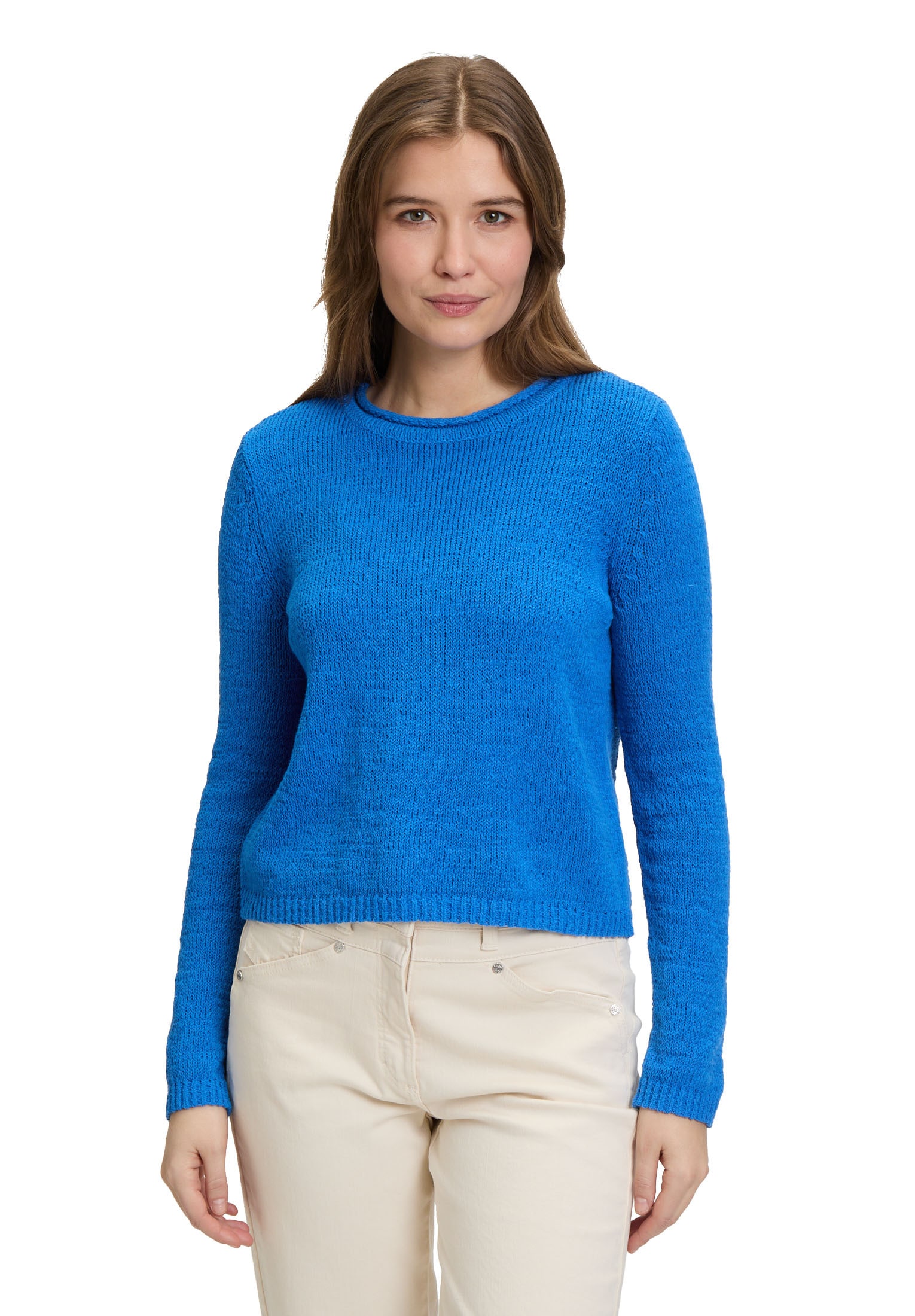 Betty Barclay Rundhalspullover »Grobstrick-Pullover mit Effektgarn«