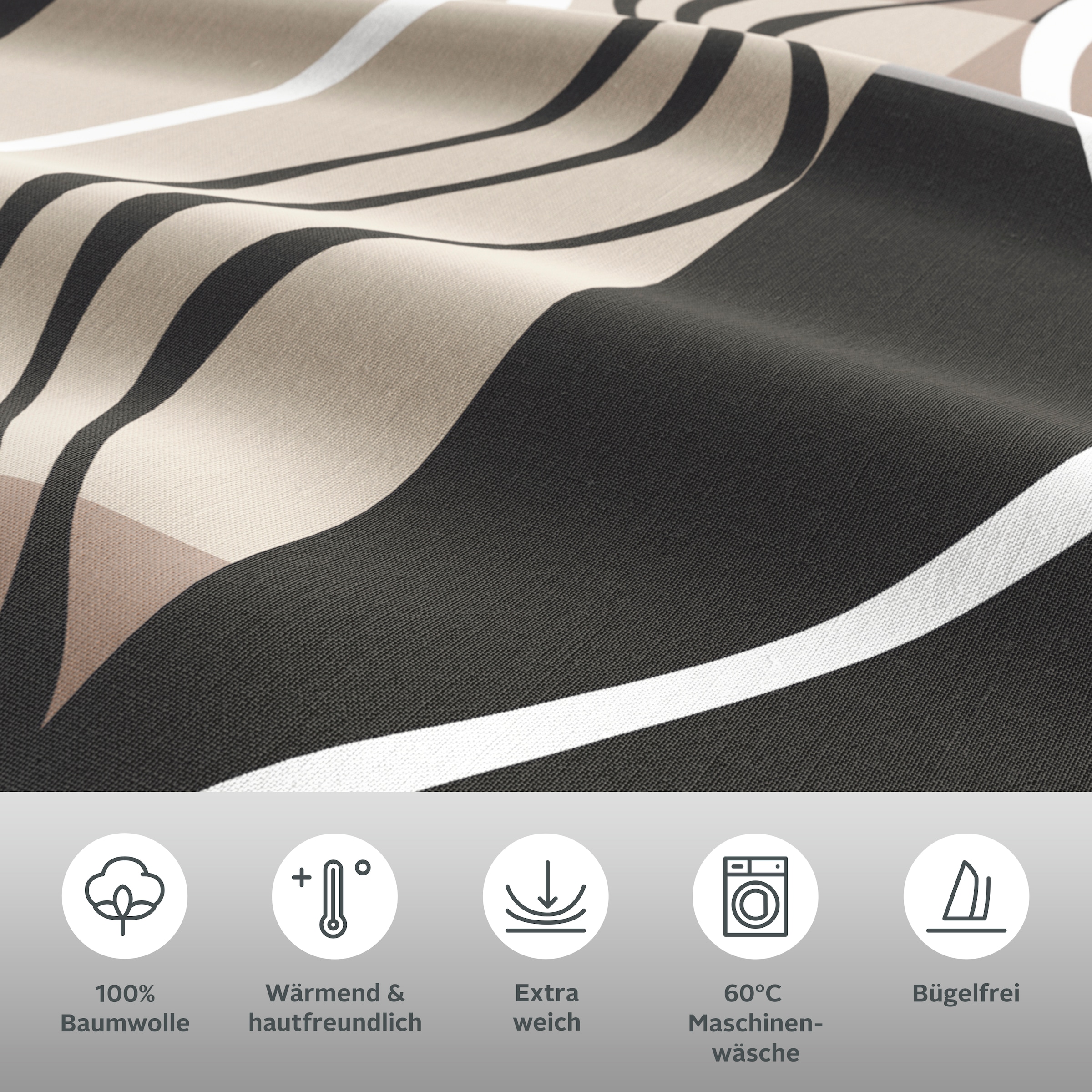 OTTO home Bettwäsche »Kelian« 2 in verschiedenen Qualitäten, gemusterte Bettwäsche