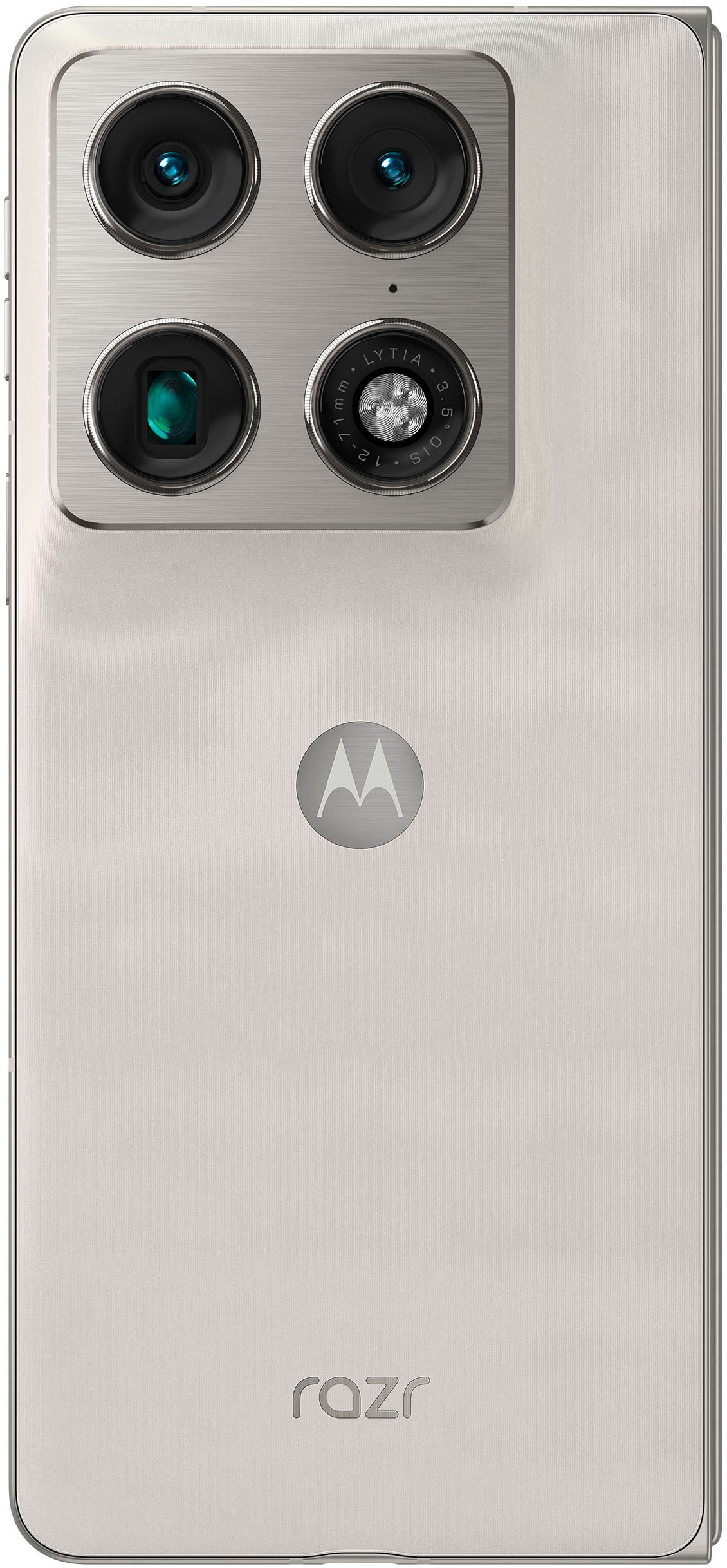 Motorola Smartphone »razr fold« PANTONE® Lily White
