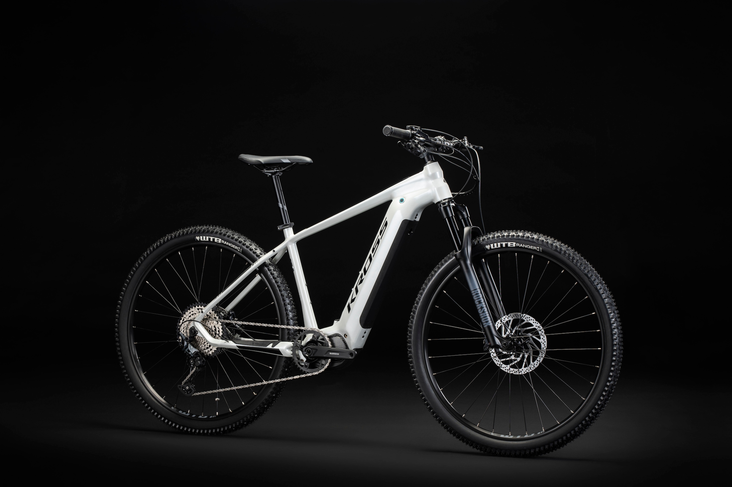Kross E-Bike »E-MTB Level Boost 3.0 29 Zoll weiß«, 12 Gang, Shimano, DEORE SLX M7100, Mittelmotor 250 W, Pedelec, Elektrofahrrad für Damen und Herren