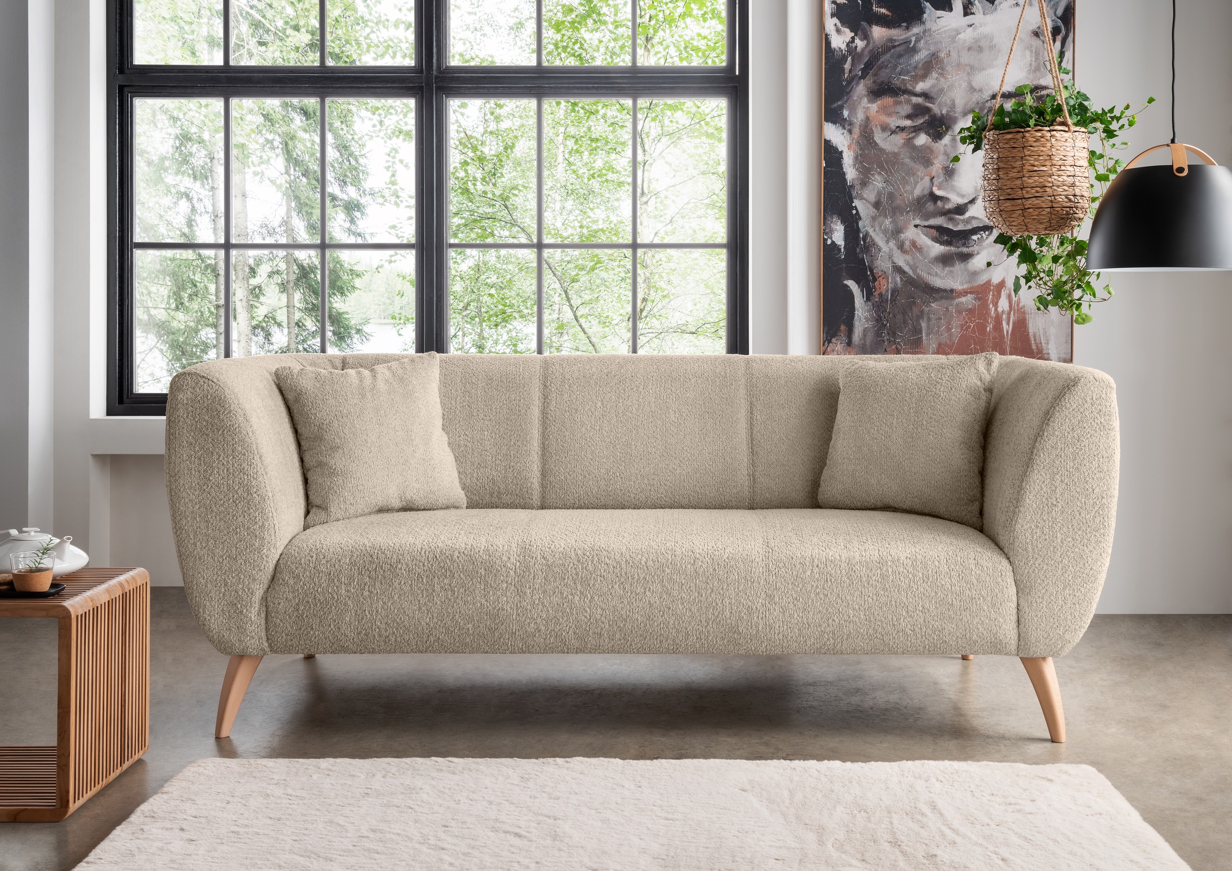 INOSIGN Polstergarnitur »Colori«, (Set, 2 tlg., 3-Sitzer und 2-Sitzer), auch als Loveseat erhältlich