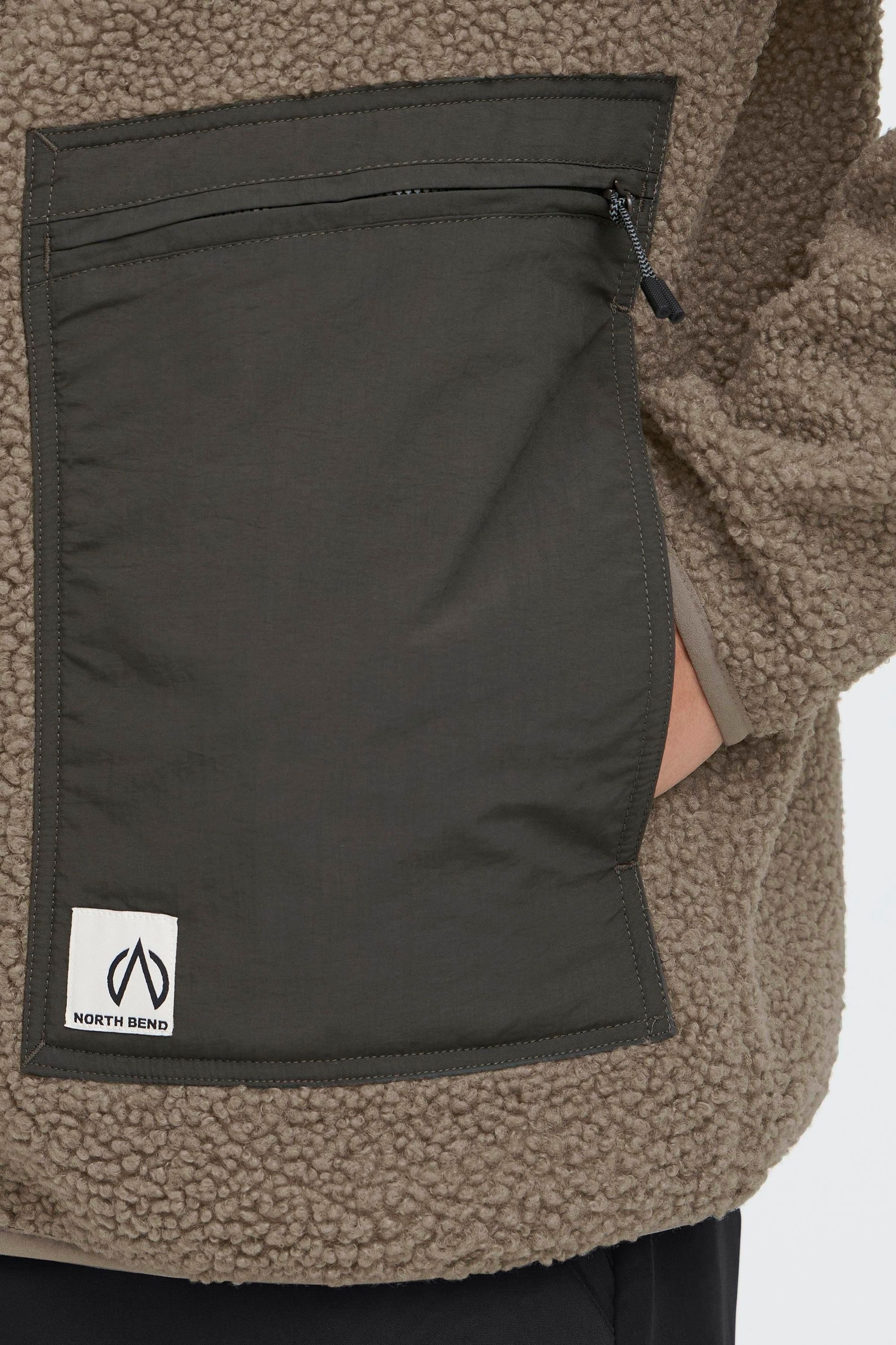 North Bend Plüschjacke »Plüschjacke NBGalonne M Teddy Jacket«