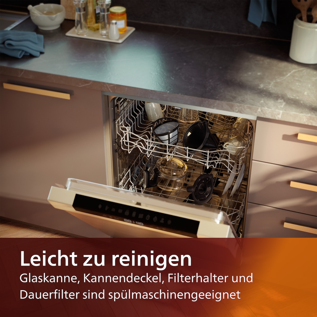 Philips Kaffeemaschine mit Mahlwerk »HD7900/50 All-in-1 Brew«, Permanentfilter, 1x4