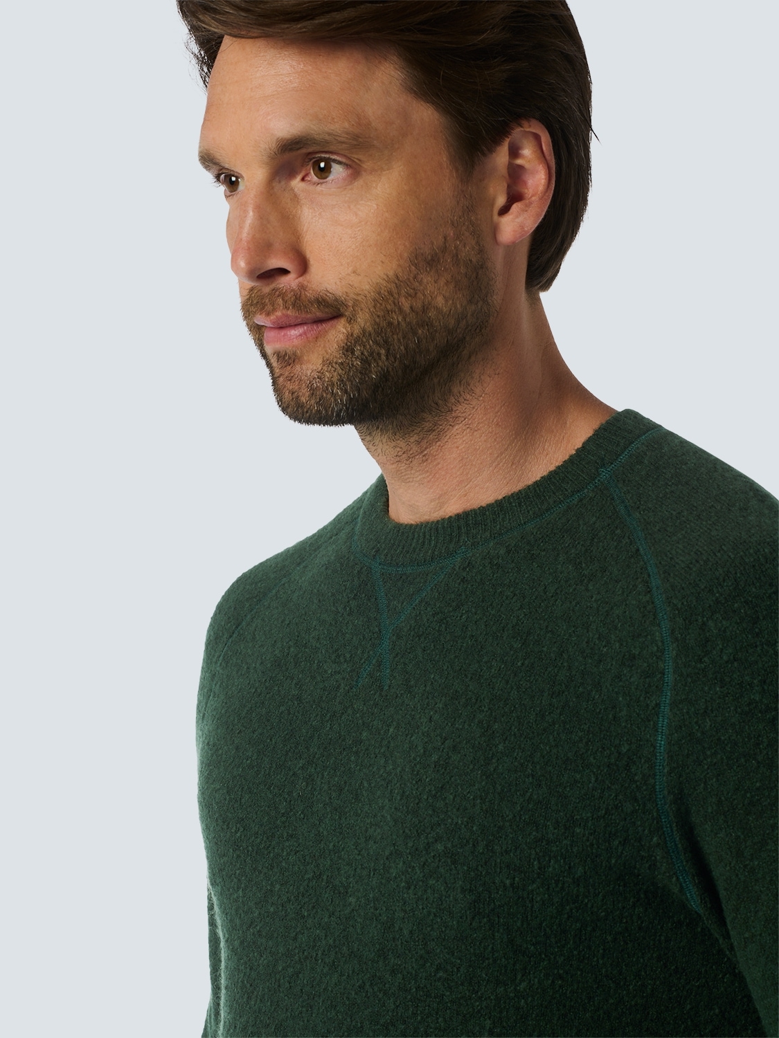 NO EXCESS Strickpullover in melierter Optik