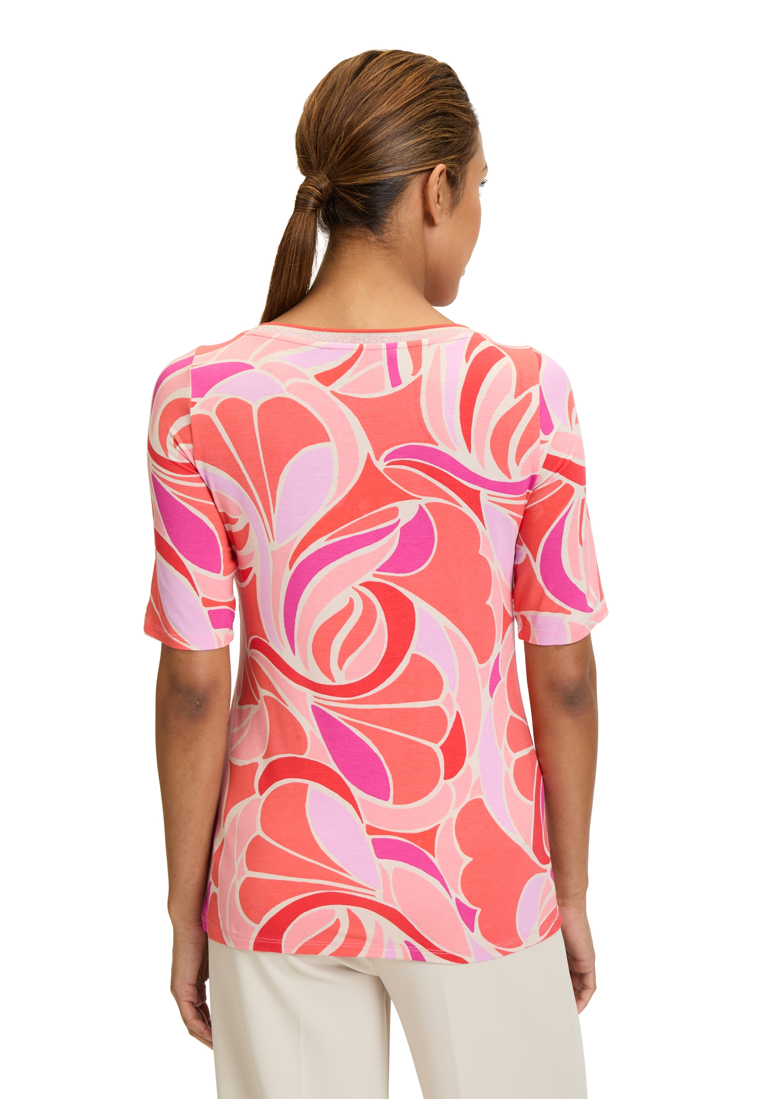 Betty Barclay T-Shirt »Printshirt mit Schmucksteinen«