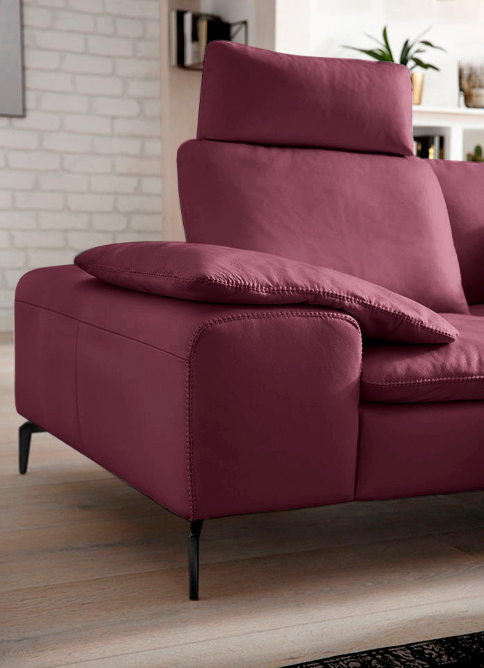 W.SCHILLIG Ecksofa »valentinoo, Designsofa, elegant und bequem, L-Form«, (Set), mit Sitztiefenverstellung, Breite 318 cm