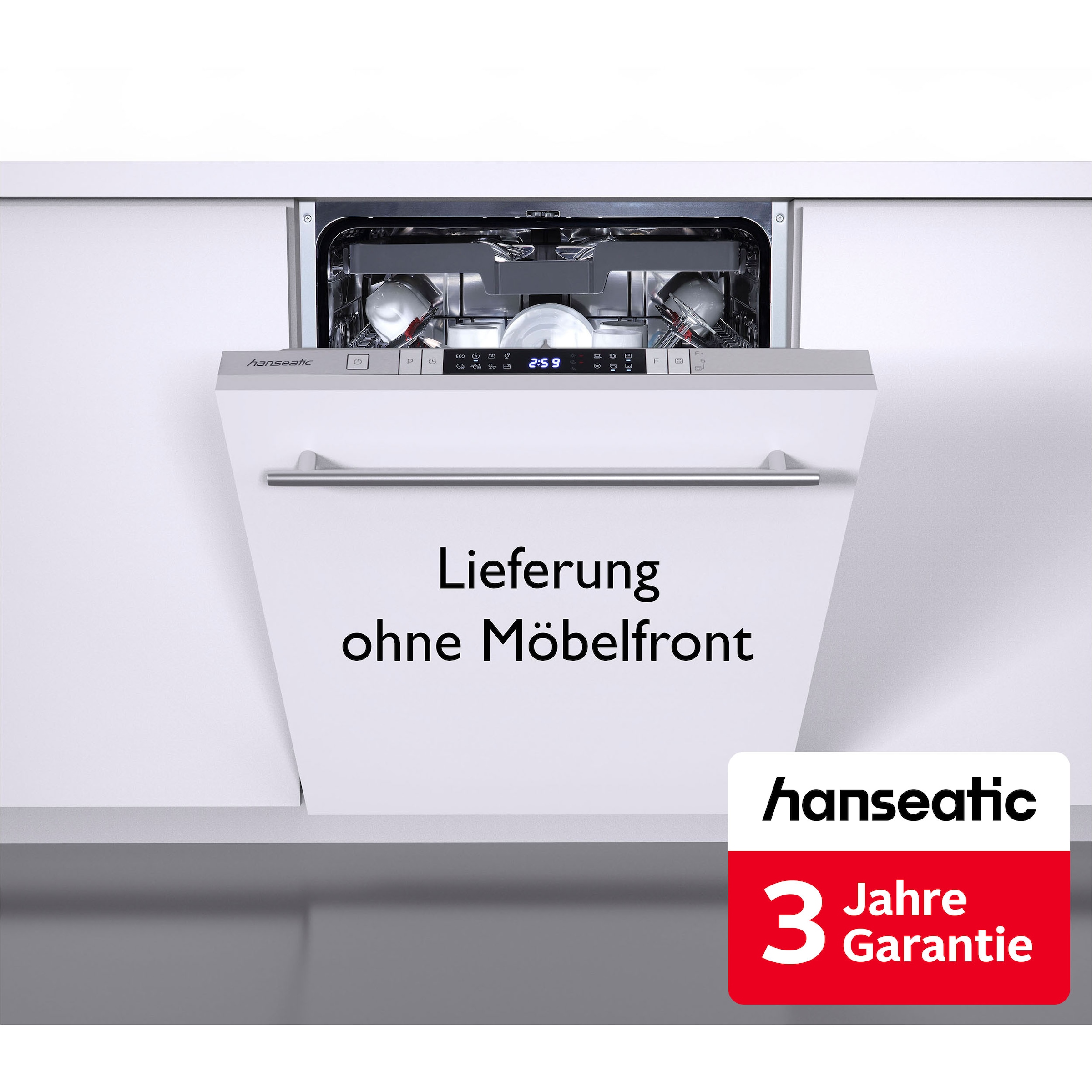 Hanseatic vollintegrierbarer Geschirrspüler "HGVI6082A147913DS" 14 Maßgedecke inkl. 3 Jahre Herstellergarantie