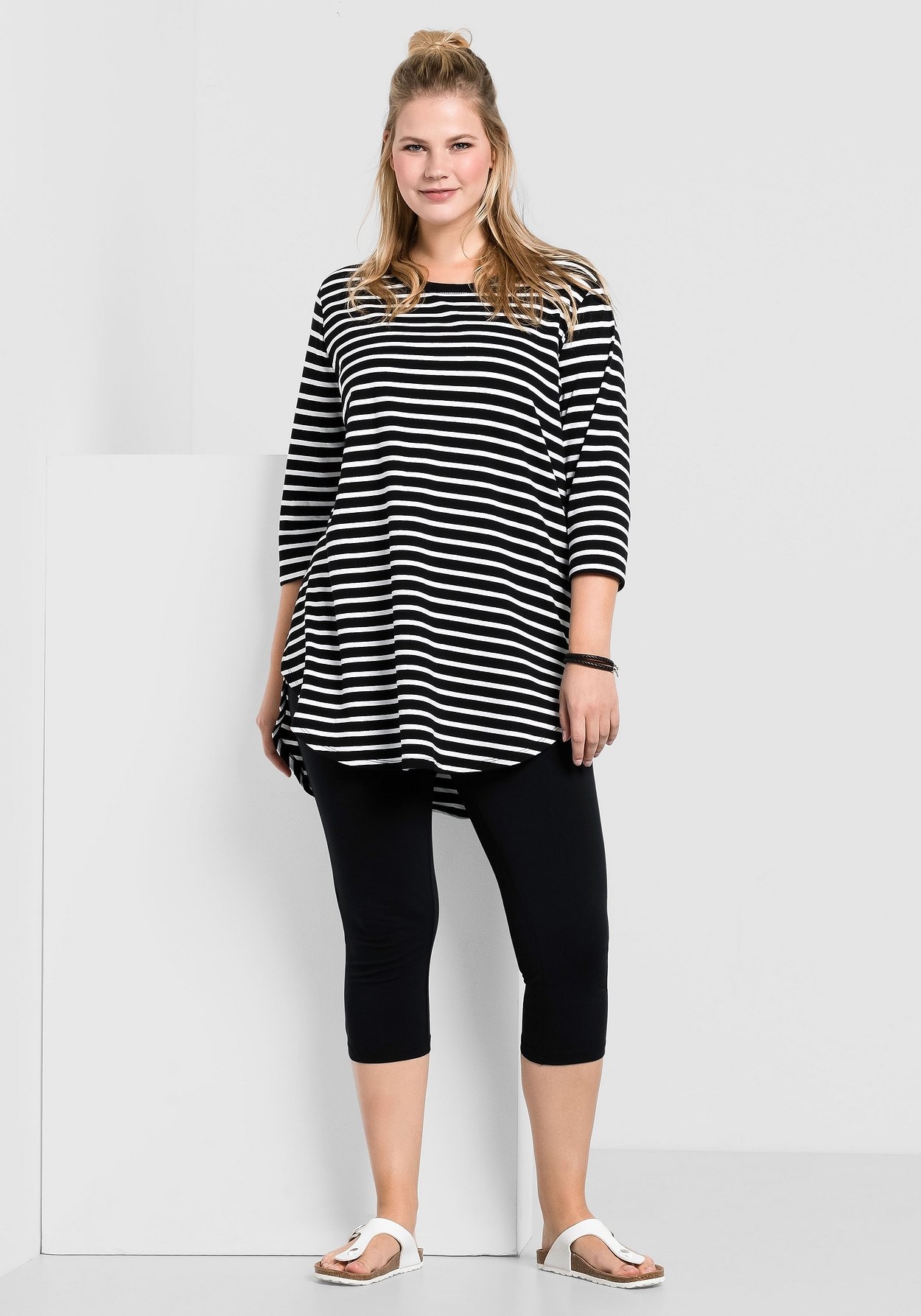 Sheego Leggings »Leggings in Capri-Länge«