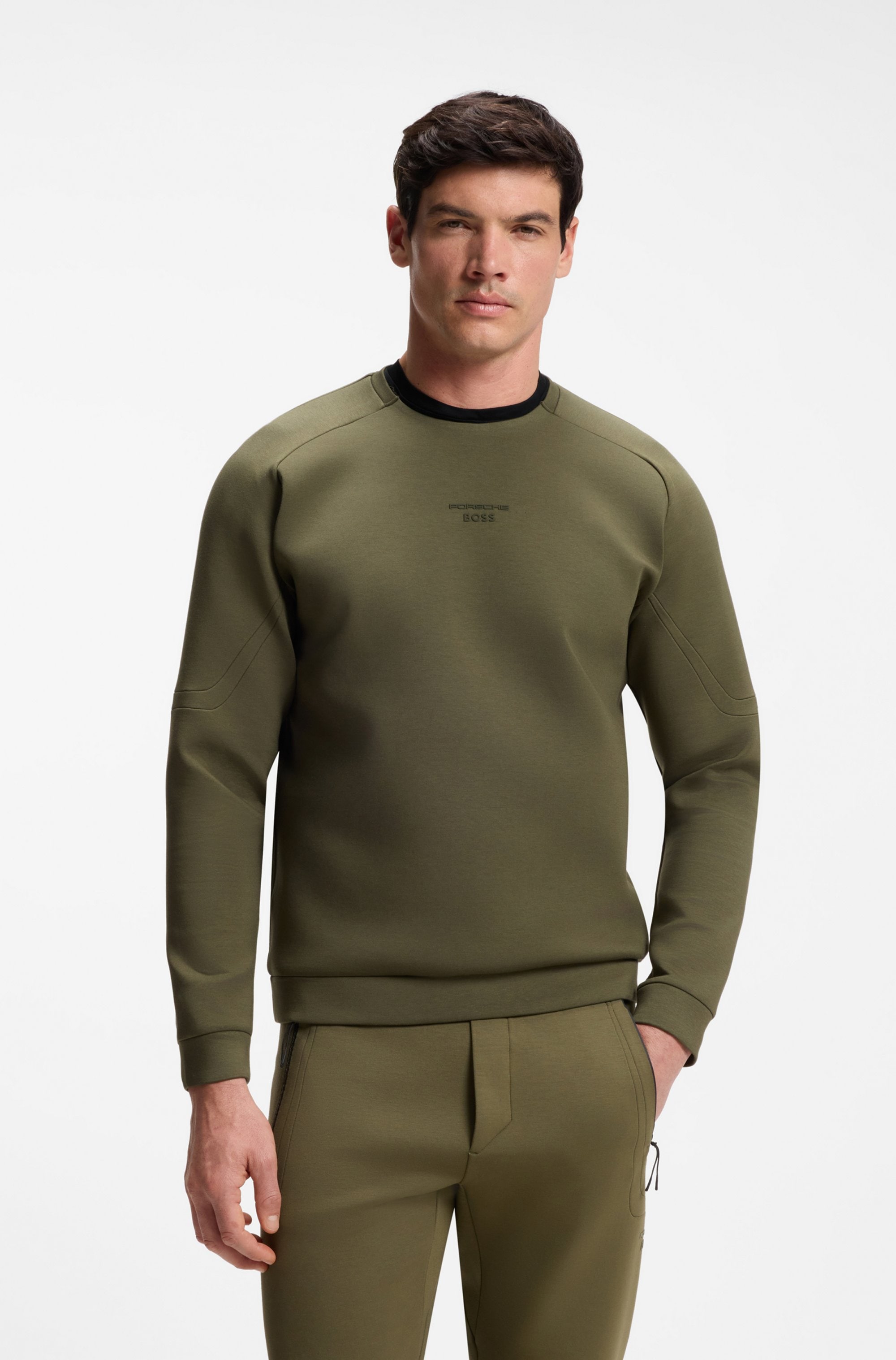 BOSS GREEN Sweatshirt »Porsche Spirit 70 Capsule Collection«, Premium Herrenmode Innovative Geruchskontroll-Technologie HEIQ MINT

