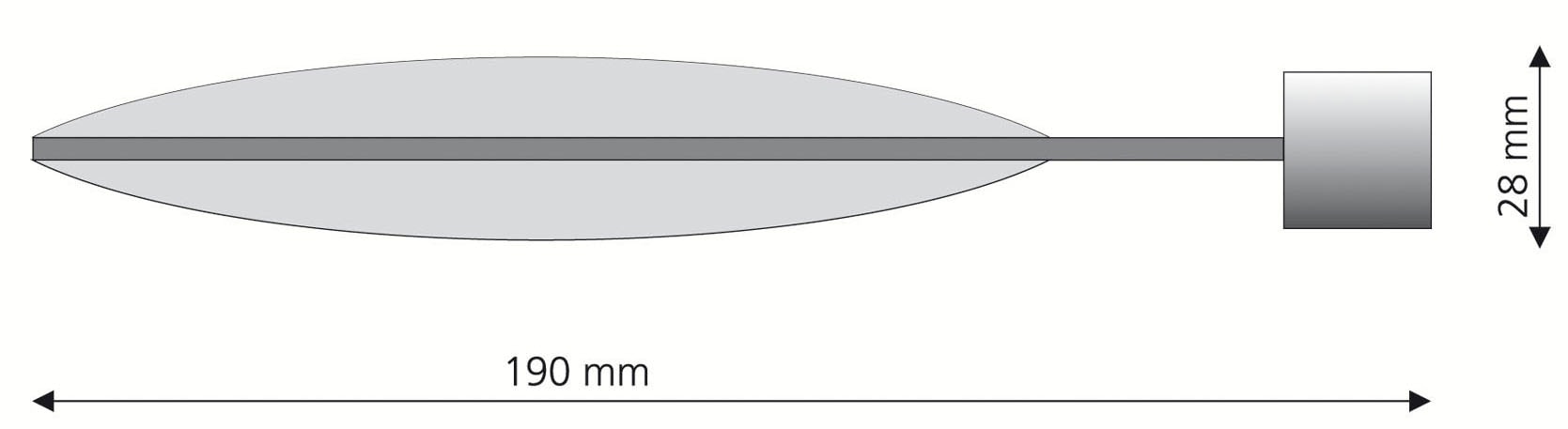 Liedeco Gardinenstangen-Endstück »Endstück, Endknopf "Skandinavia" Lemvig«, (1 St.), Endstück, Endknopf Lemvig, 1 Stück