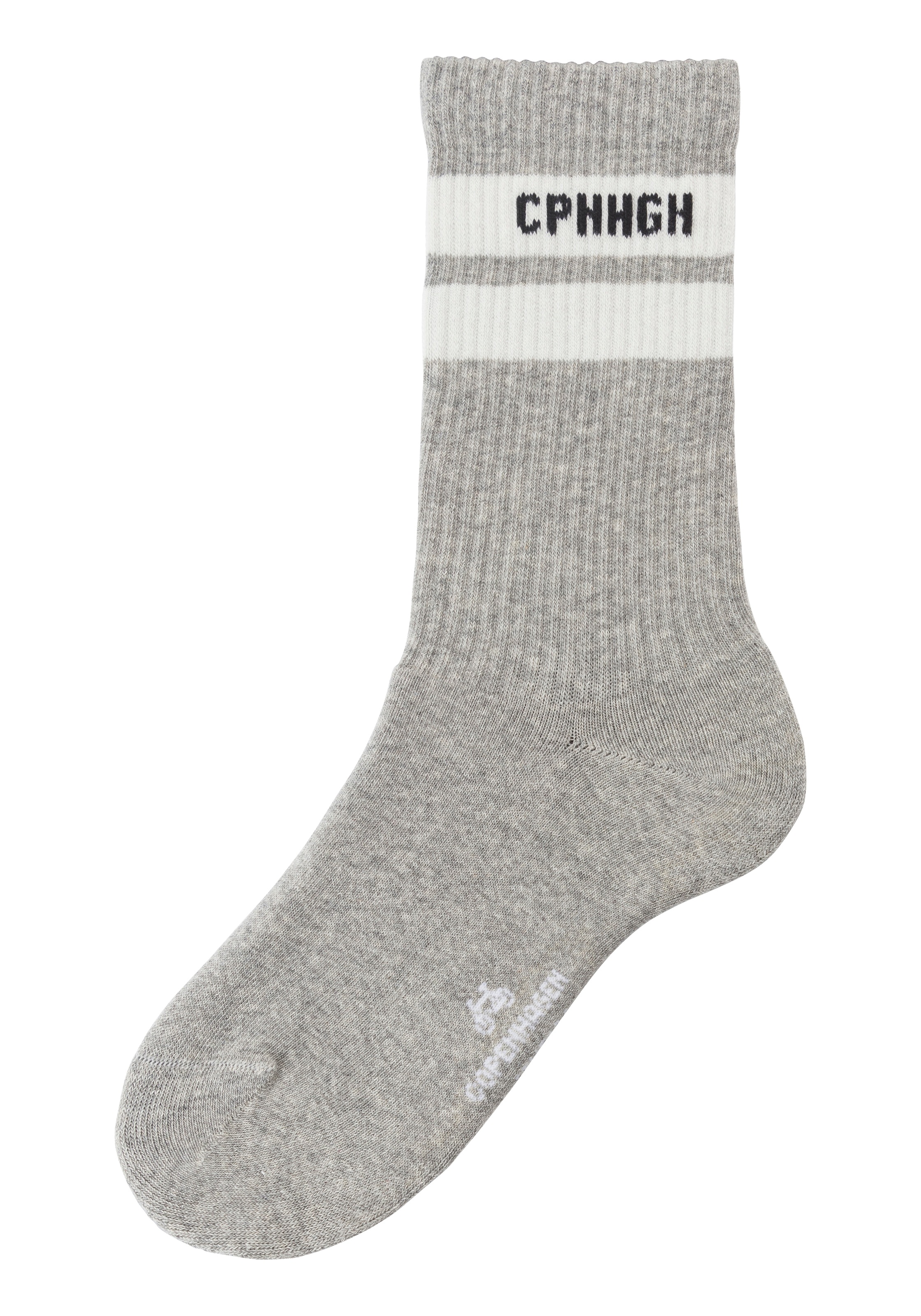 Copenhagen Studios Tennissocken, (Packung, 3 Paar), mit Streifendesign und Vollfrottee