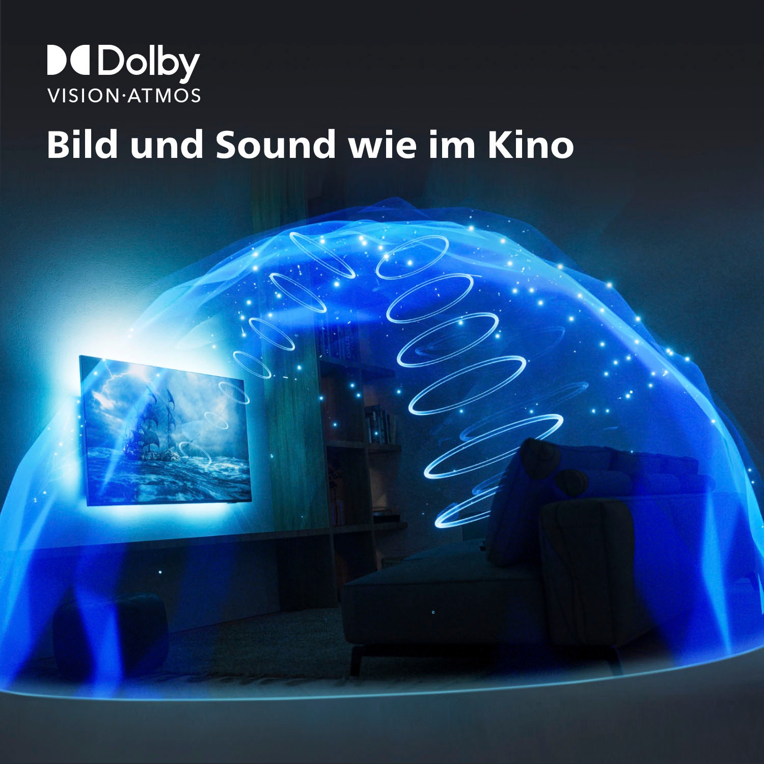 Philips OLED-Fernseher »65OLED808/12«, 4K Ultra HD, Android TV-Google TV-Smart-TV