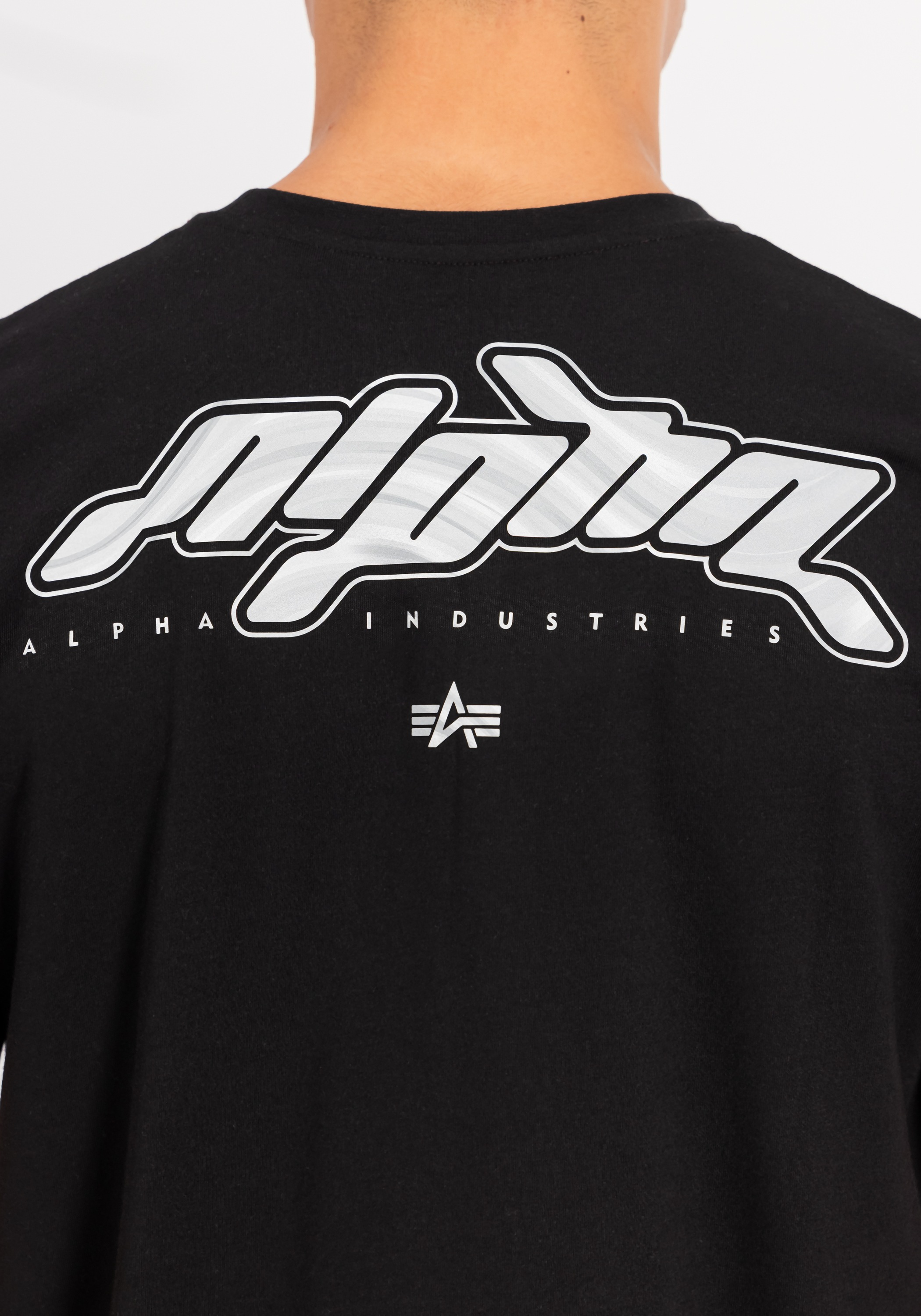 Alpha Industries T-Shirt »3D Wavy Backprint T-Shirt«
