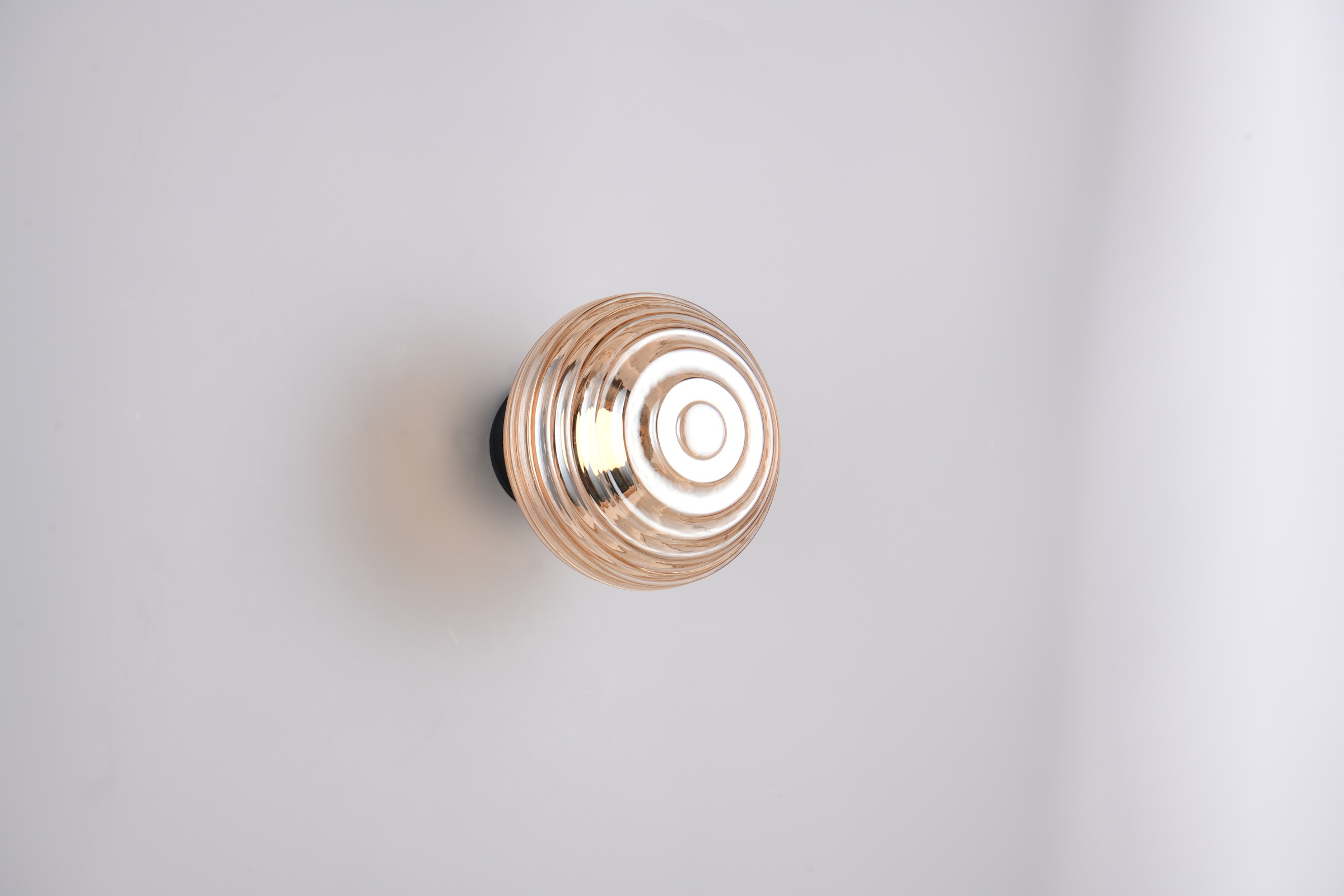 REALITY Leuchten LED Wandleuchte »EARL, runde Akku Wandlampe mit Touchdimmer, USB-Anschluss Ø 15,5cm« LED-Board 1 Stk. Warmweiß Akku Wandlampe Glasschirm, einfache Wandbefestigung, Tiefe 15 cm