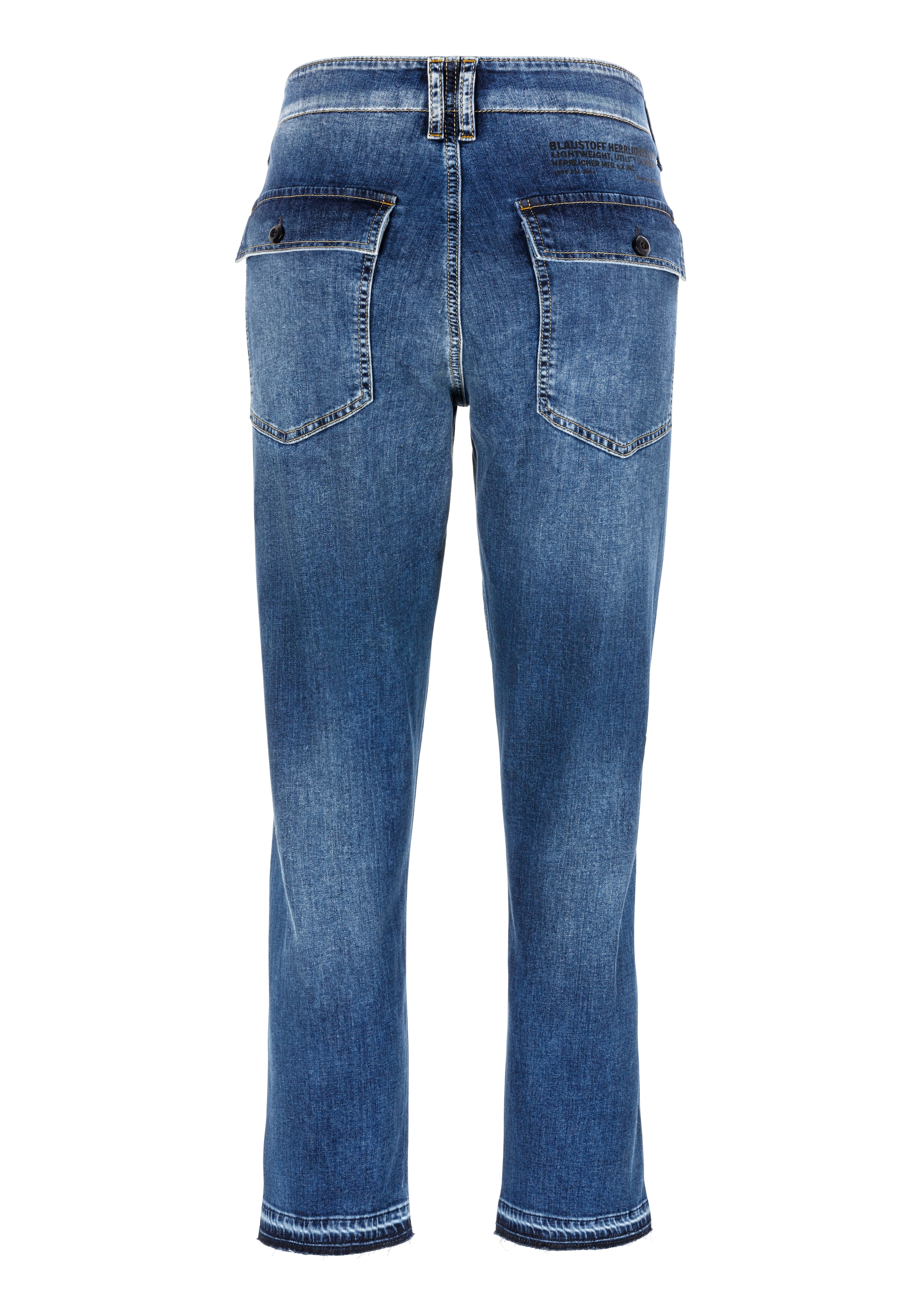 Herrlicher 3/4-Jeans »Fatique Women Slim Recycled Light Denim«, mit großen aufgesetzten Taschen vorn