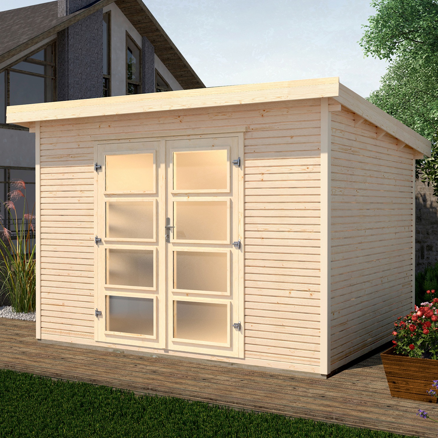 Gartenhaus Aus Holz Online Kaufen Gartenhauser Bei Universal