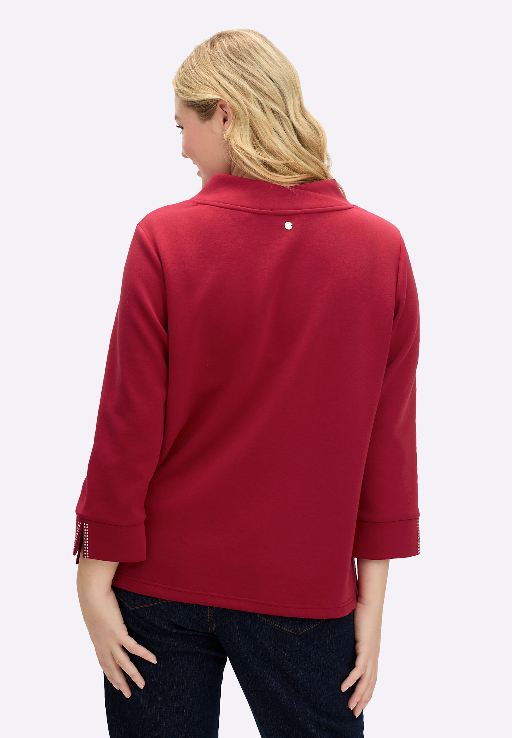 Sheego Sweatshirt »Sweatshirt Sweatshirt mit Glitzerdetails«
