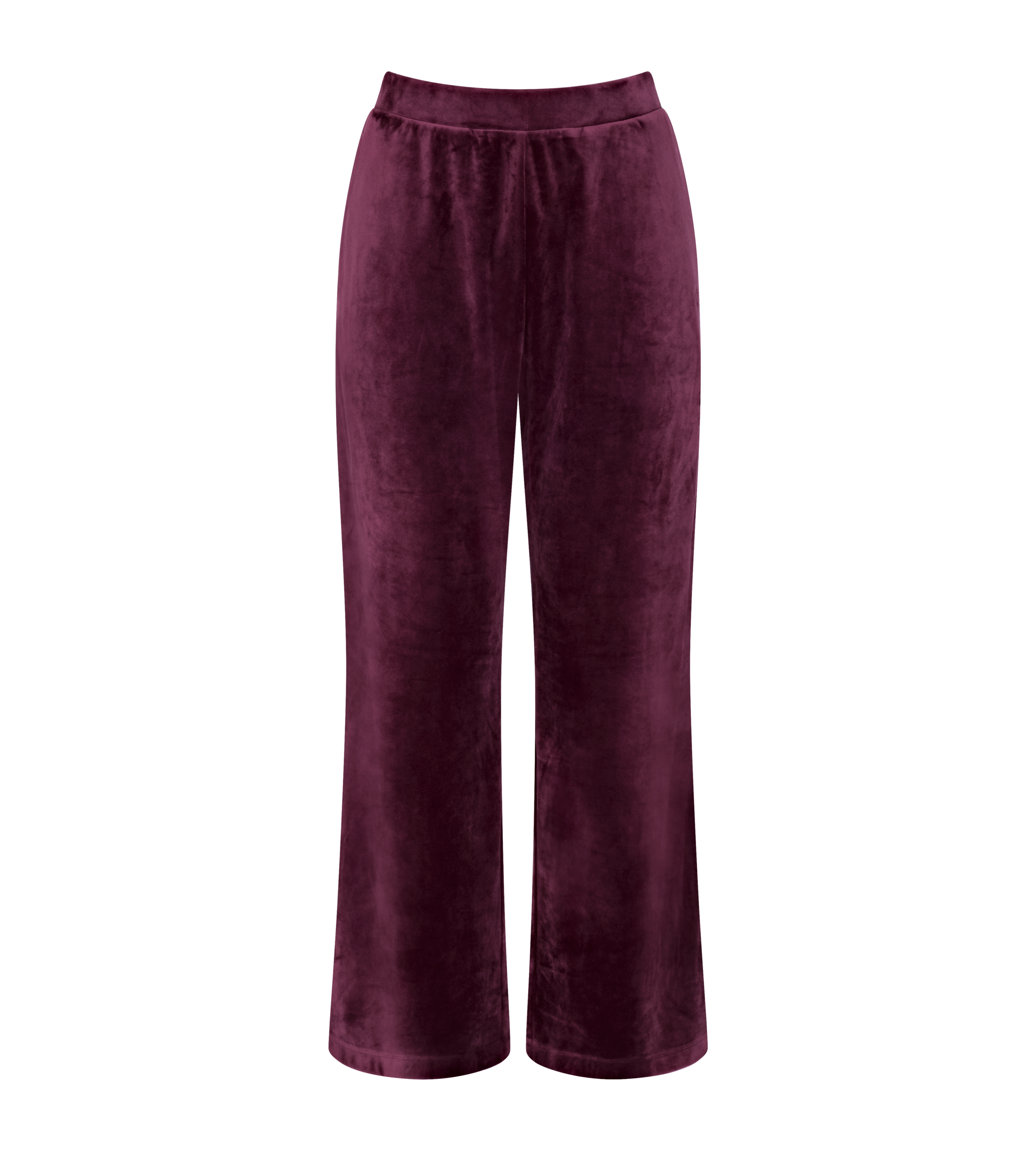 Triumph Homewearhose »Sensual Velour Wide Leg Trousers«, elegante lässige Passform
