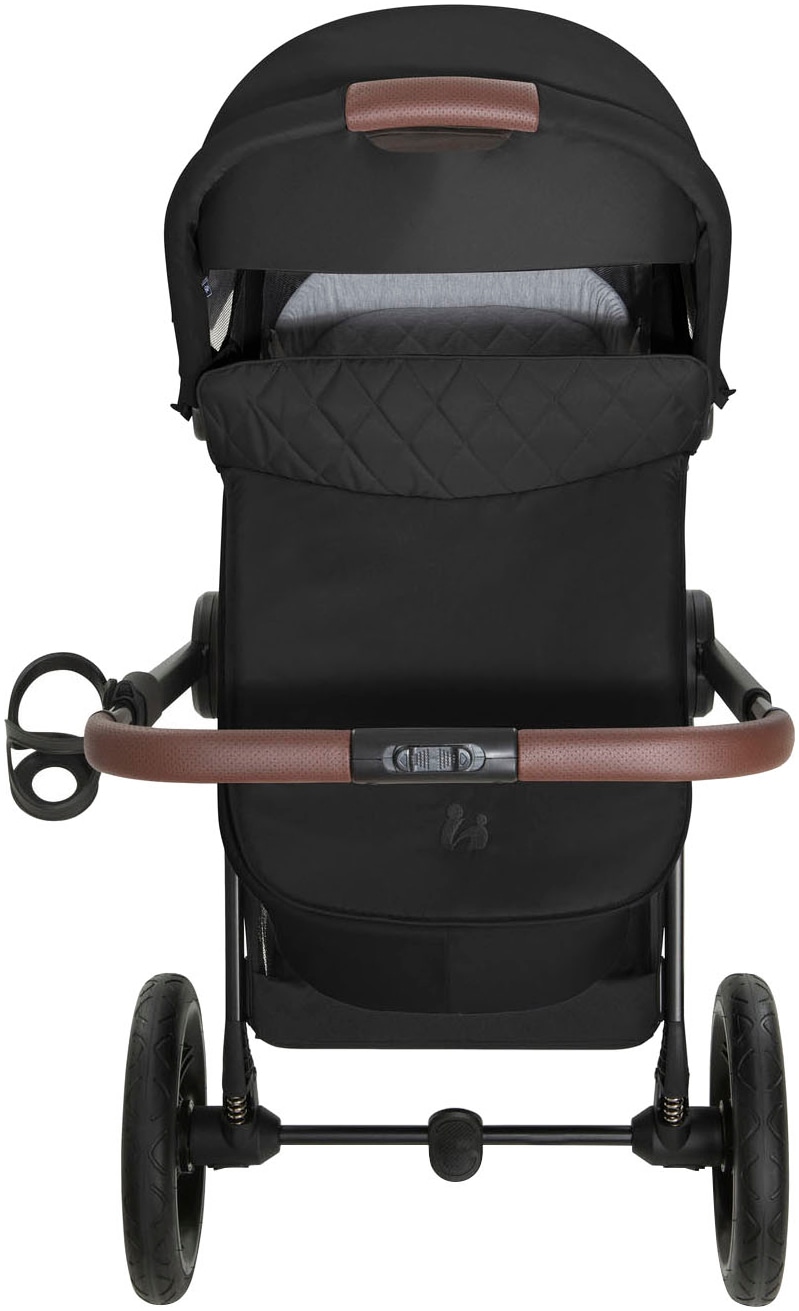 Hauck Kombi-Kinderwagen »Walk N Care Air Set, black«, 22 kg, belastbar bis 22 kg