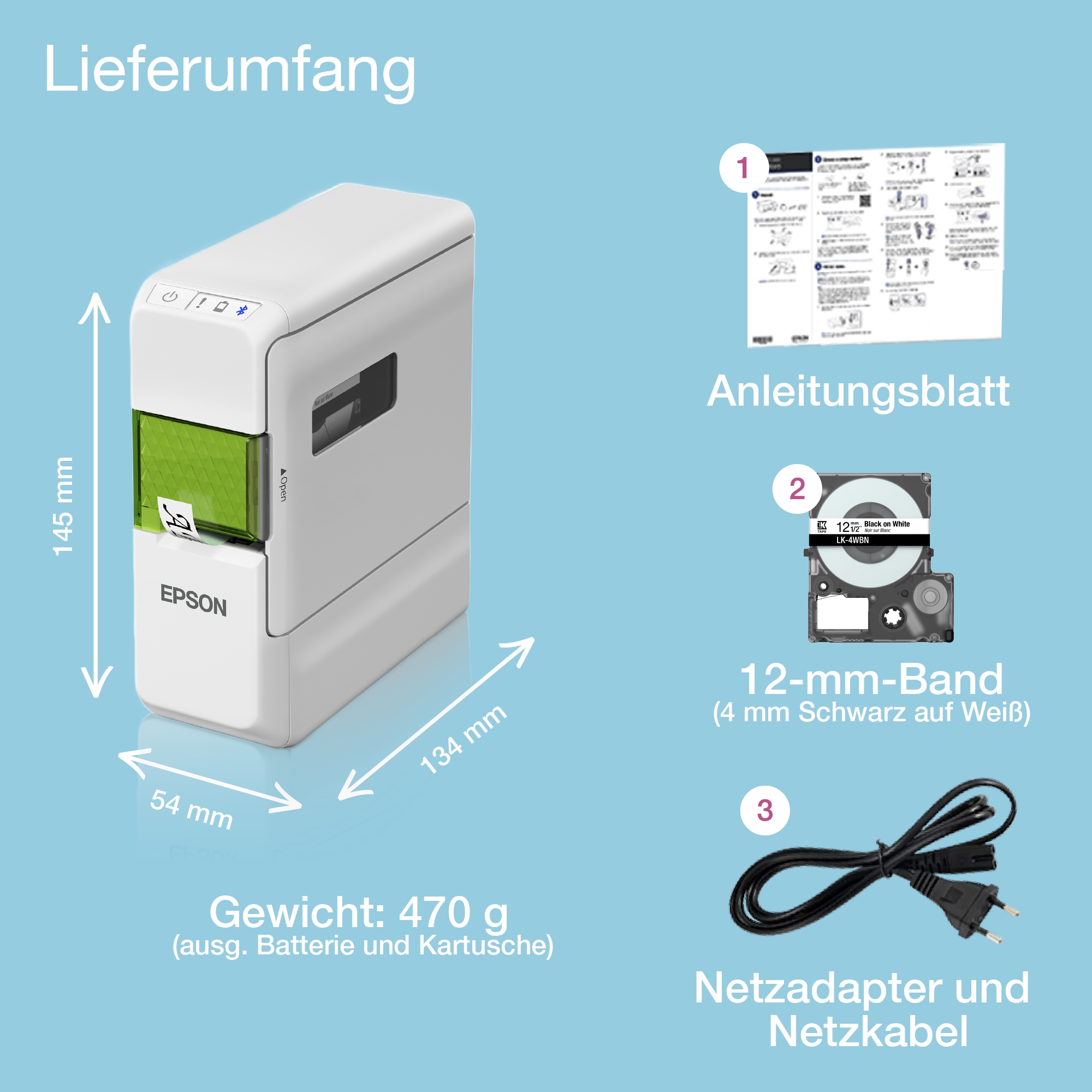 Epson Etikettendrucker »LabelWorks LW-C410«