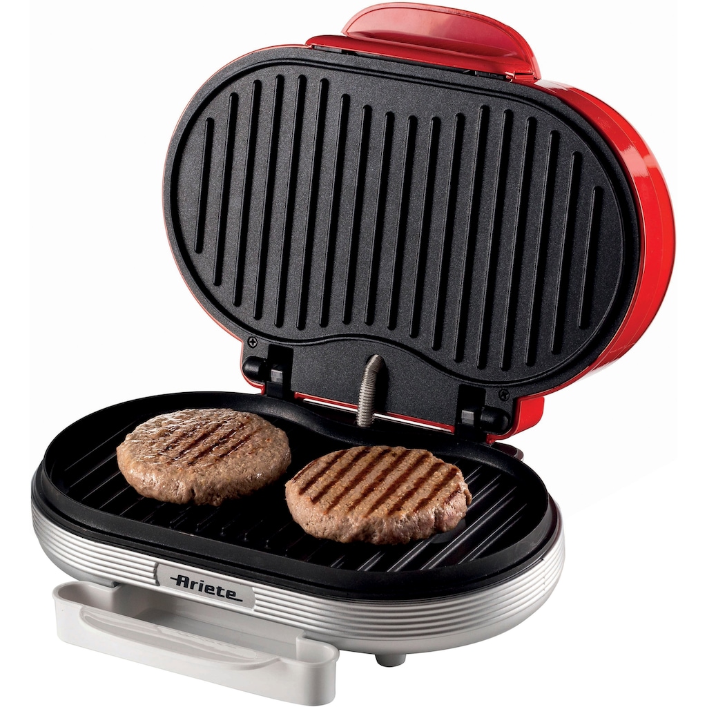 Ariete Kontaktgrill »0205R Party Time Hambuger Maker, rot«, 1200 W