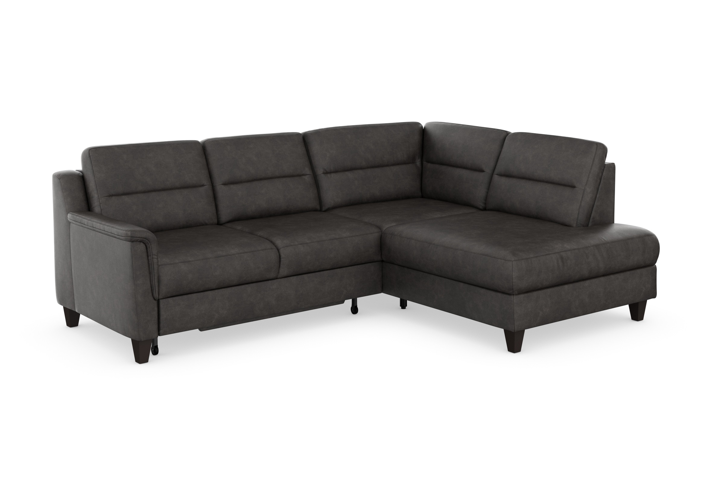 sit&more Ecksofa »Farö L-Form«, inklusive Federkern, wahlweise mit Bettfunktion und Bettkasten