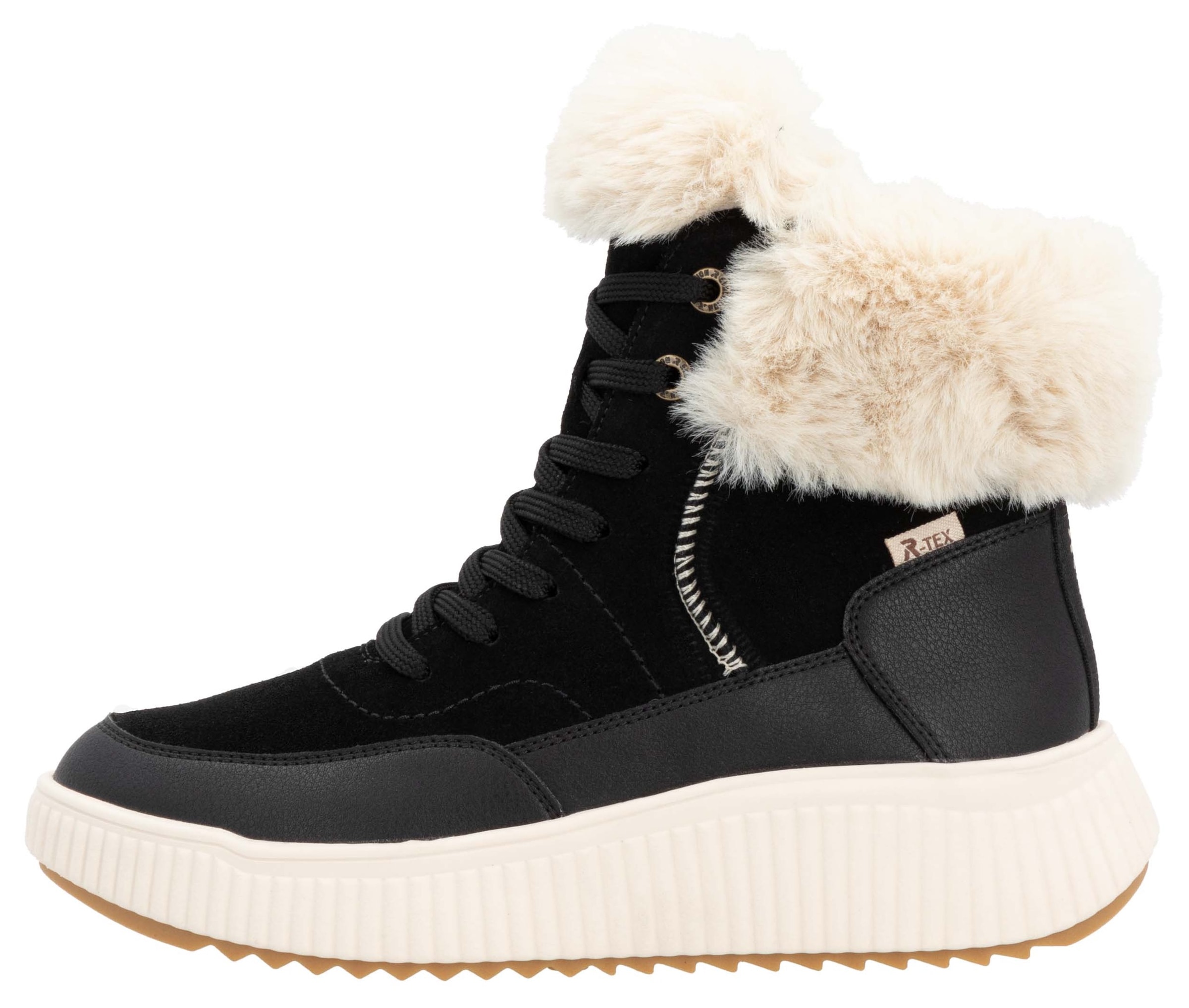 Rieker EVOLUTION Winterboots, Snowboots, Schnürstiefel in schmaler Form