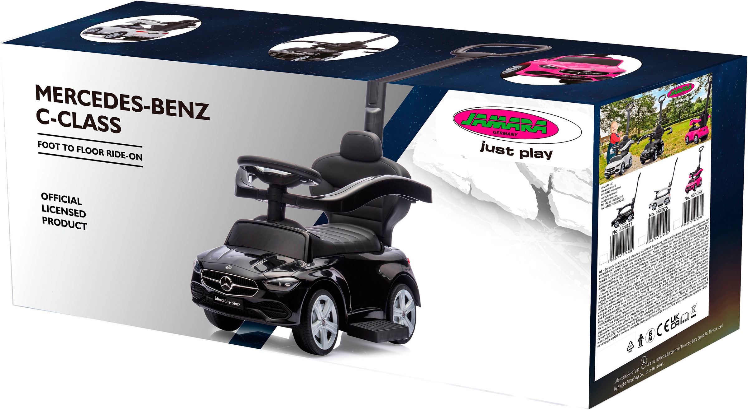 Jamara Rutscherauto »Mercedes-Benz C-Class 3in1« mit Sound