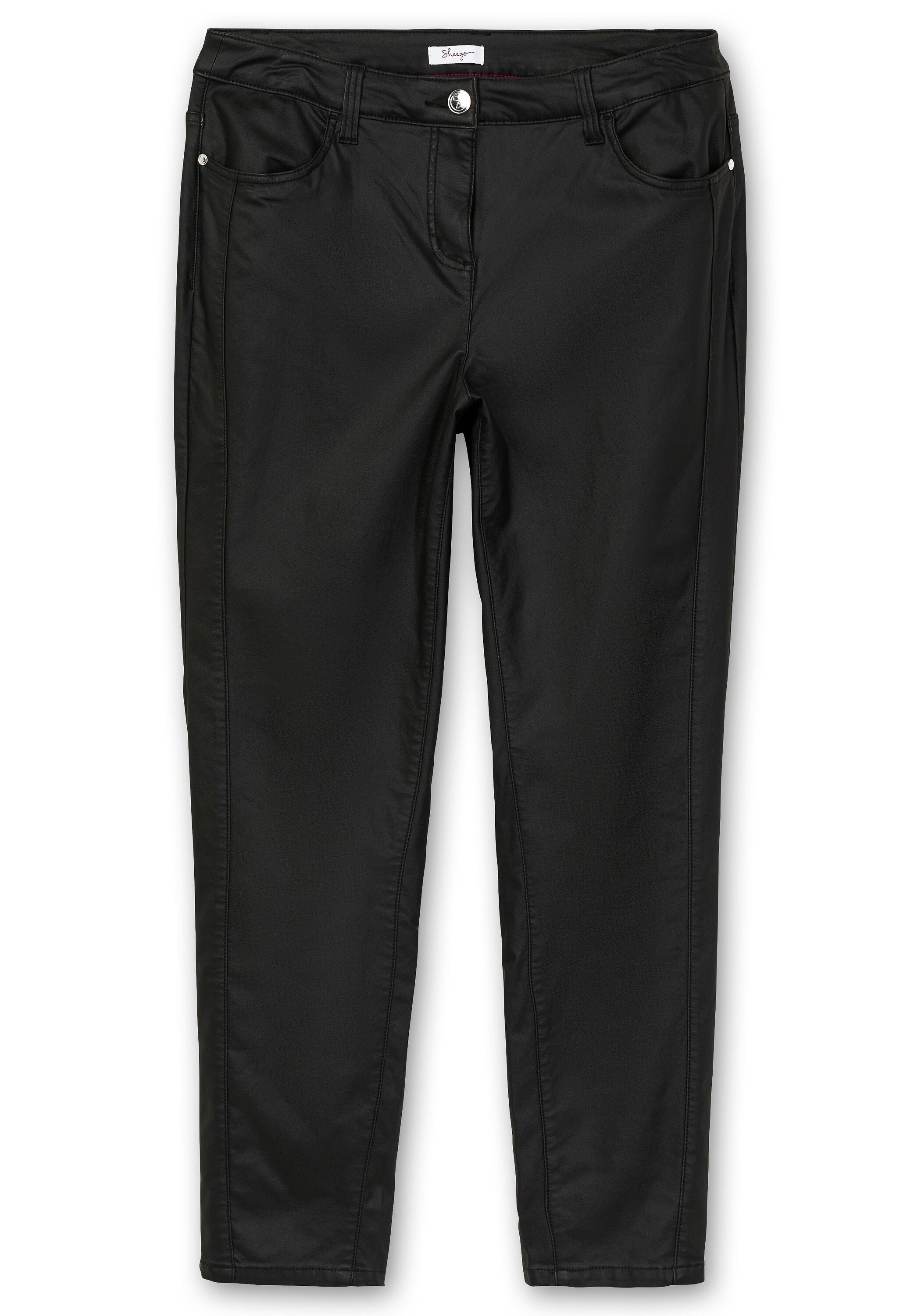Sheego Stretch-Hose »Thermohose mit Beschichtung, Innenseite weich angeraut«
