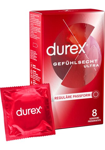 durex Kondome »Gefühlsecht Ultra«, intensives Gefühl dank dünner Spitze kaufen