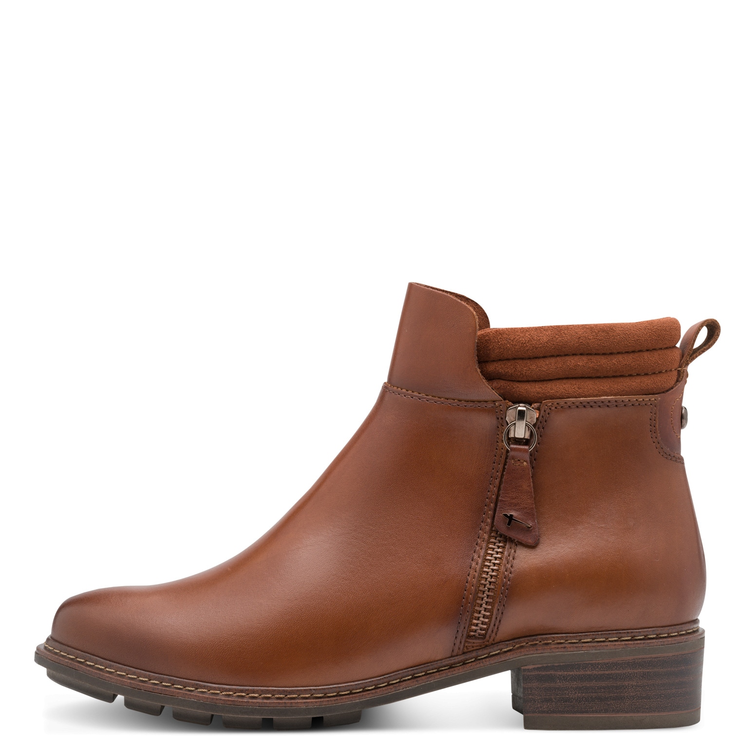Tamaris Stiefelette  , Blockabsatz, RV-Boots mit wattierter Schaftrand-Polsterung