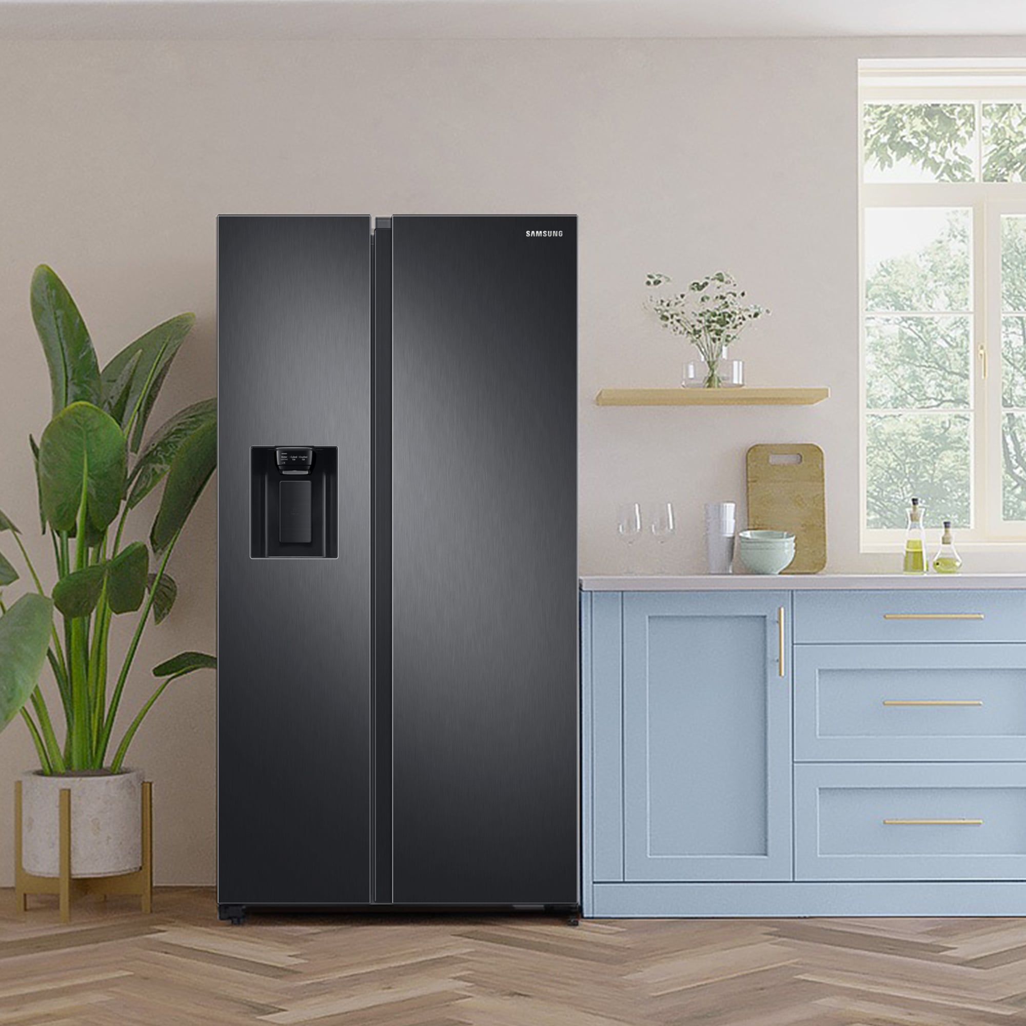Samsung Side-by-Side RS8000 »RS6GA884CB1«, Festwasseranschluss nötig