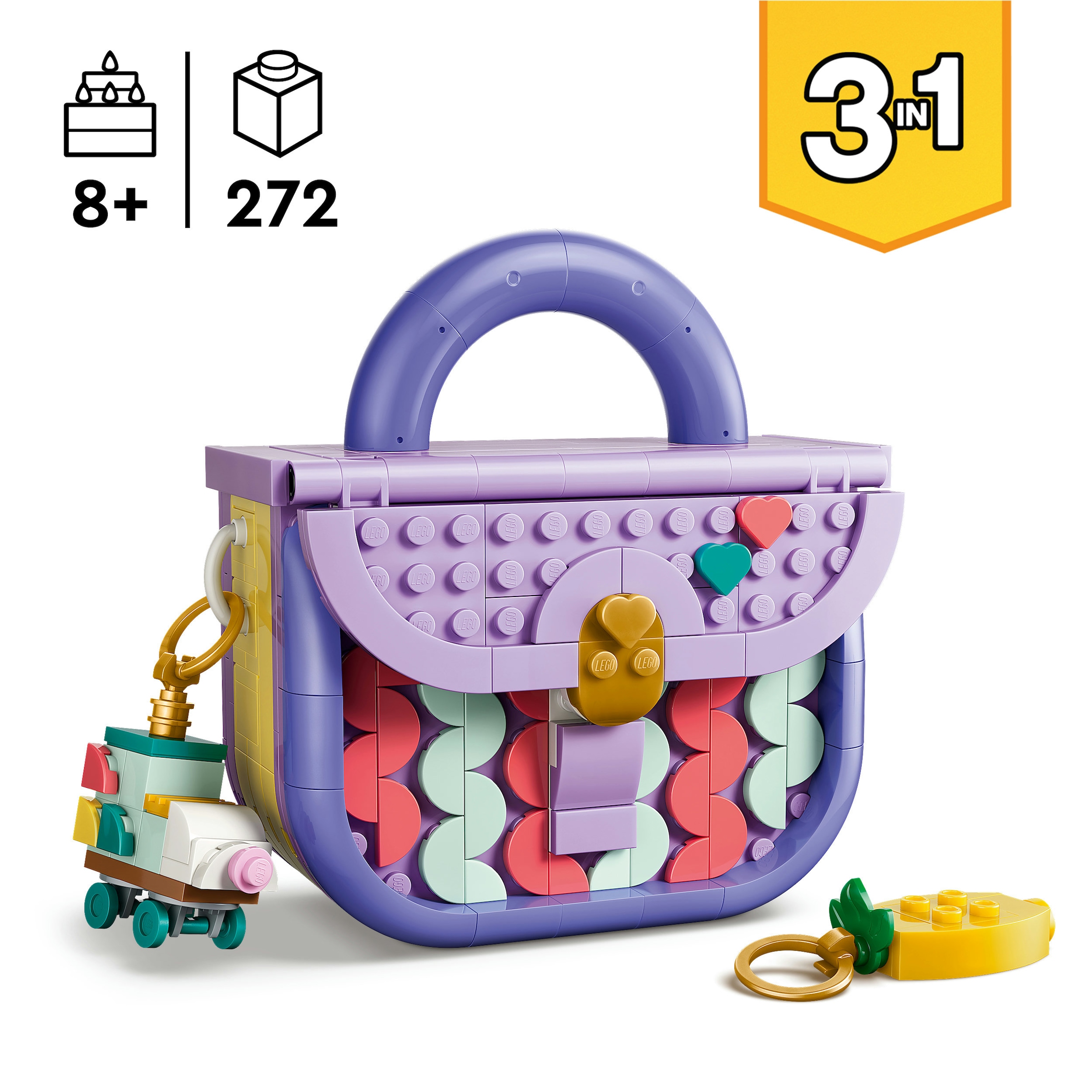 LEGO® Konstruktionsspielsteine »Modische Tasche mit Staufach (31391), LEGO Creator« Made in Europe