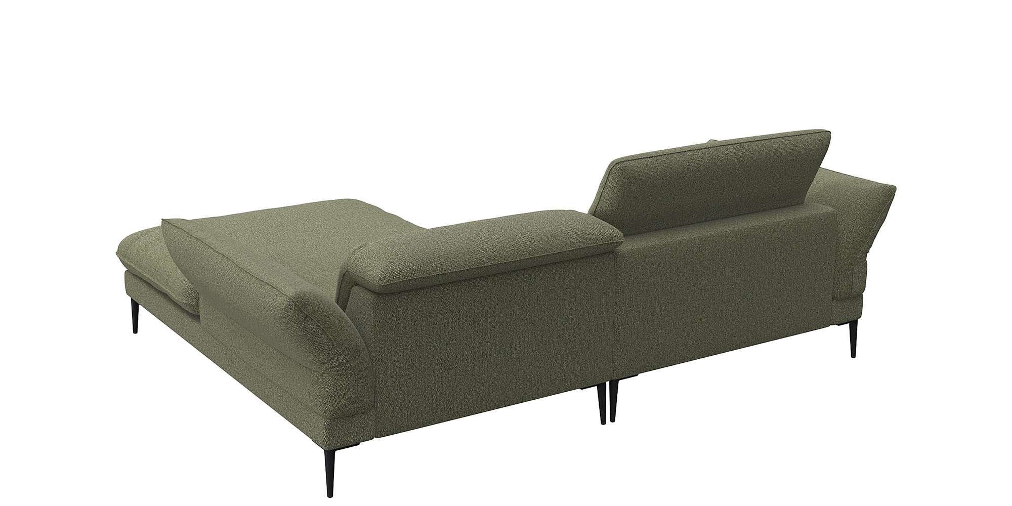 FLEXLUX Ecksofa »Salino, Funktionssofa mit Recamiere, Relaxsofa, Ecksofa« Sofa mit Arm- und Kopfteil-Verstellungen, Kaltschaum & Stahl-Wellen