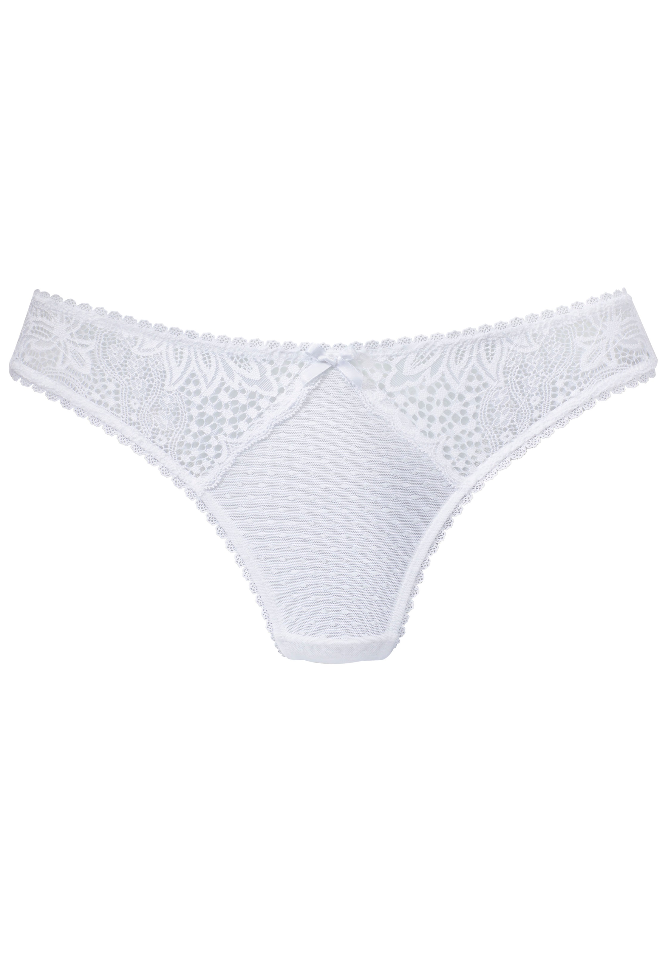 Vivance mit seitlichen Spitzeneinsätzen in blumiger Optik