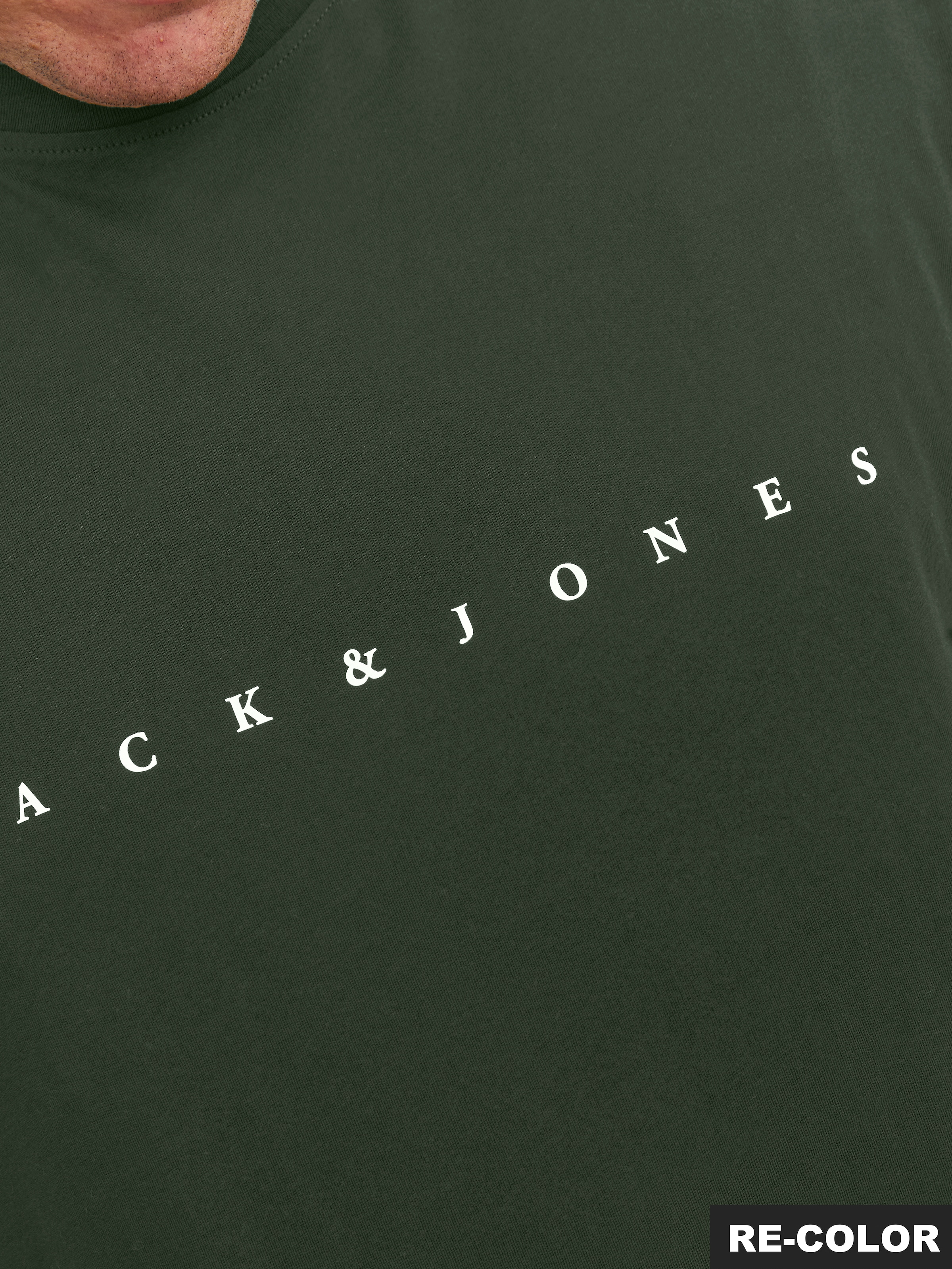 Jack & Jones PlusSize Rundhalsshirt »JJESTAR JJ TEE SS NOOS PLS« mit Logo Schriftzug