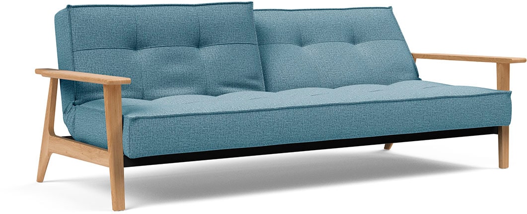 INNOVATION LIVING ™ Schlafsofa »Splitback Frej, Dauerschlafsofa, bequem mit Federkernunterfederung«, mit stabilen Armlehnen, in skandinavischem Design