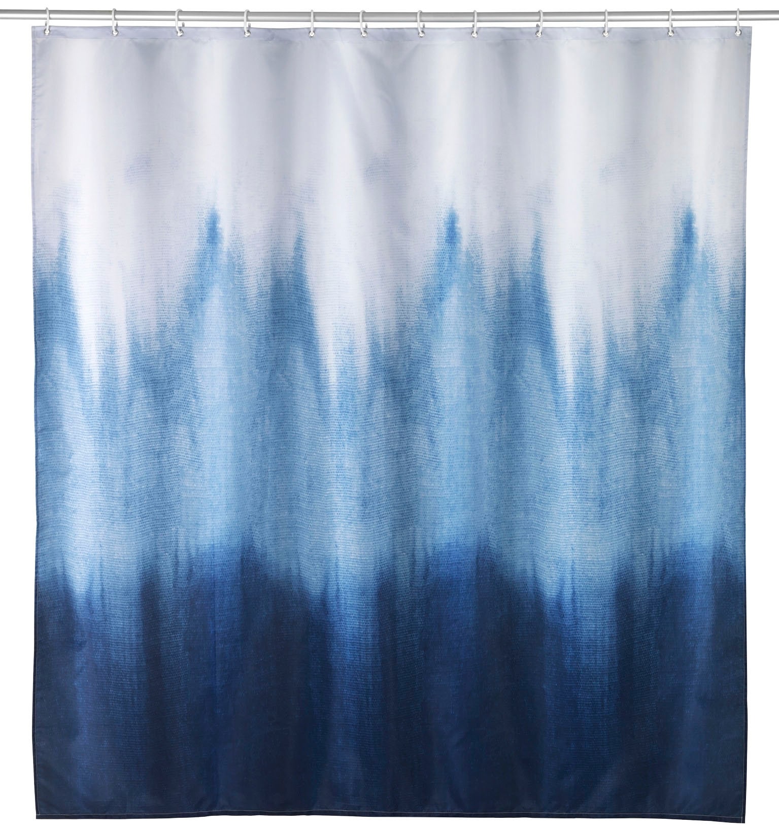 WENKO Duschvorhang "Alara" Breite 180 cm Höhe 200 cm, Batik-Optik
