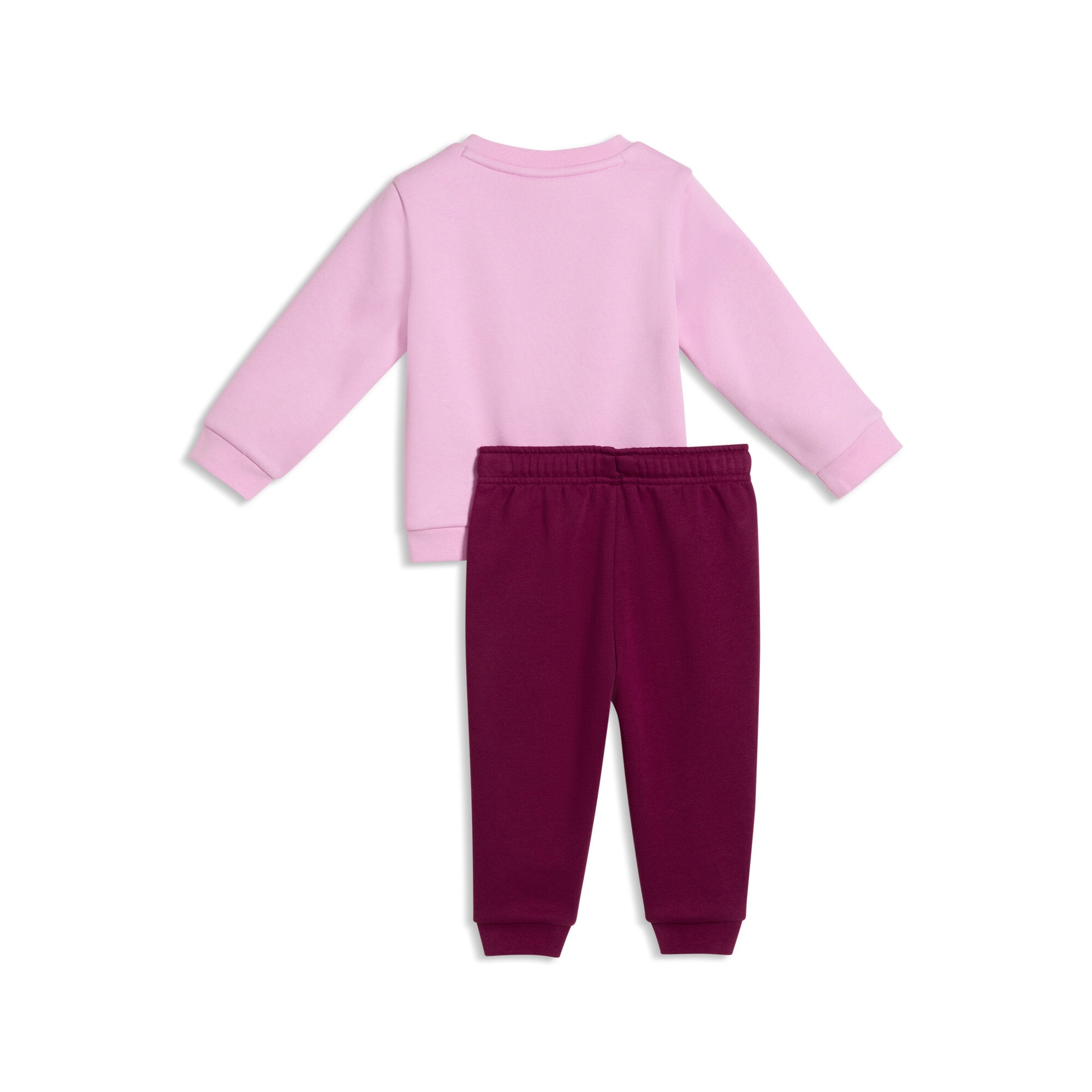 PUMA Trainingsanzug »MINICATS ESS CREW SET FL INTEREST INF« 2 zweiteiliges Set, Langarm-Oberteil, mit Logodruck, bedruckte Optik
