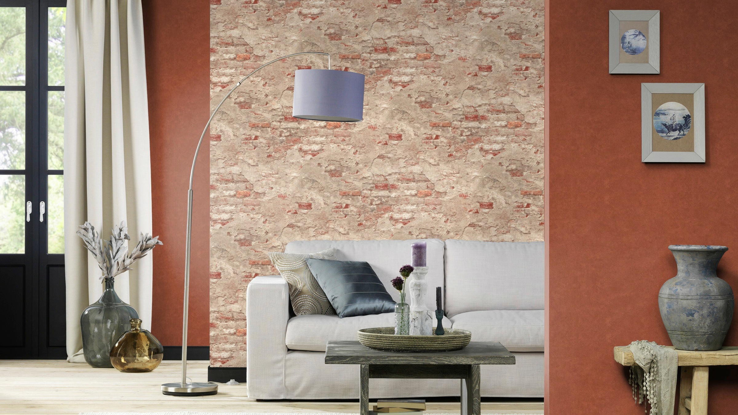 Rasch Vinyltapete »Factory III«, gemustert-Steinoptik