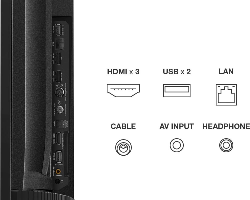 TCL LED-Fernseher »55P616X1«, 139 cm/55 Zoll, 4K Ultra HD, Smart-TV, Android 9.0 Betriebssystem