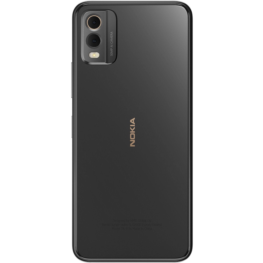 Nokia Smartphone »C32, 3+64GB«, Charcoal, 16,56 cm/6,52 Zoll, 64 GB Speicherplatz, 50 MP Kamera