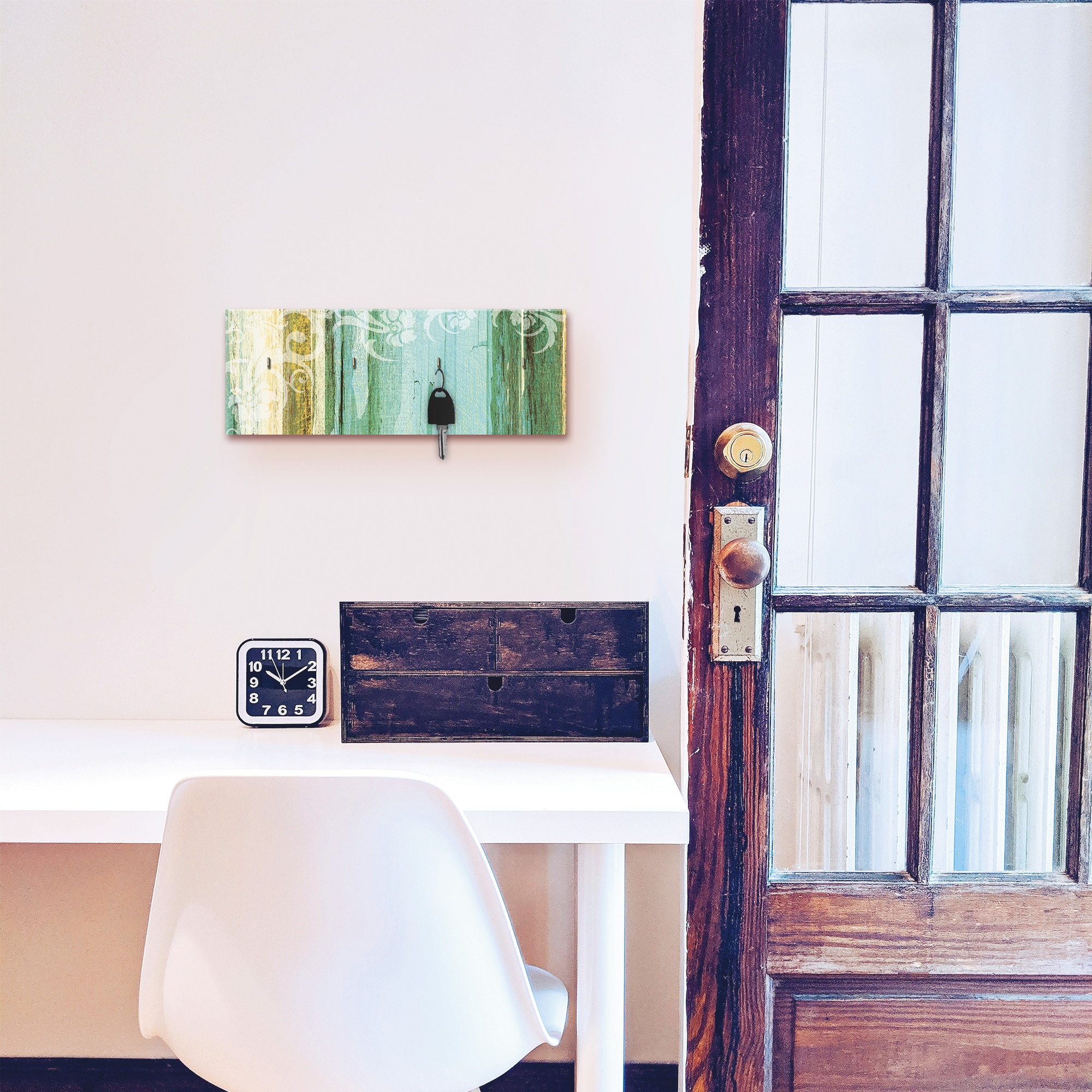 Artland Hakenleiste »Blumenornamente im modernen Stil«, MDF