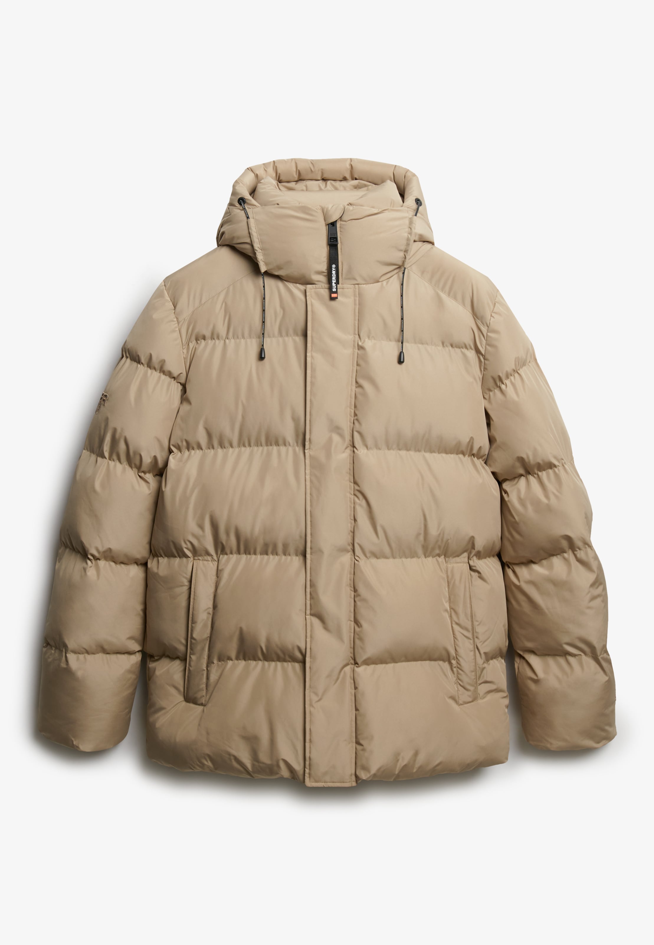 Superdry Steppjacke »HOODED 5 BAFFLE SPORTS PUFFER« mit Kapuze
