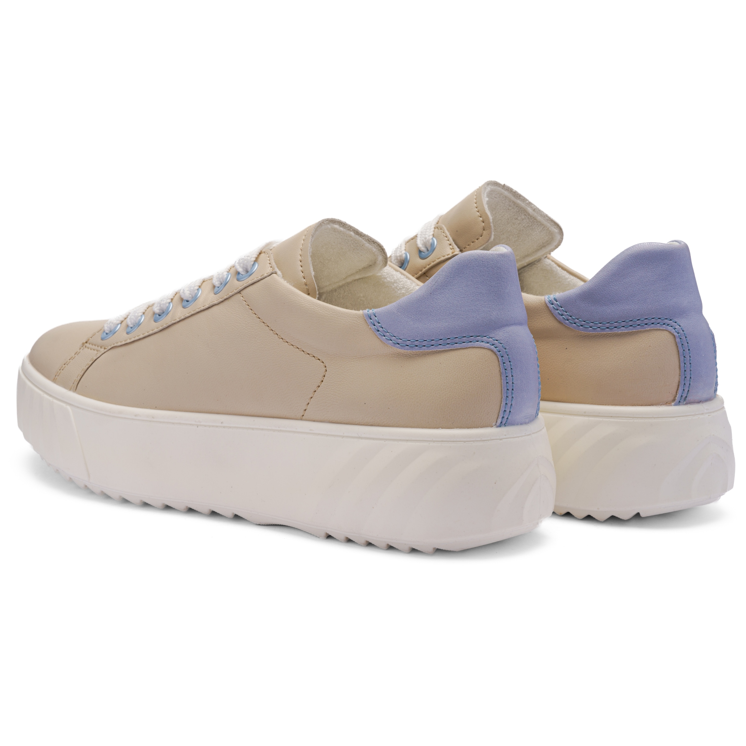 Ara Plateausneaker »MONACO«  Freizeitschuh, Halbschuh, Schnürer mit Kontrastbesatz, H-Weite